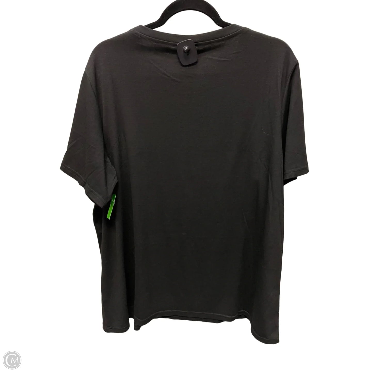 Top Short Sleeve Basic By Cme In Black, Size: 2x