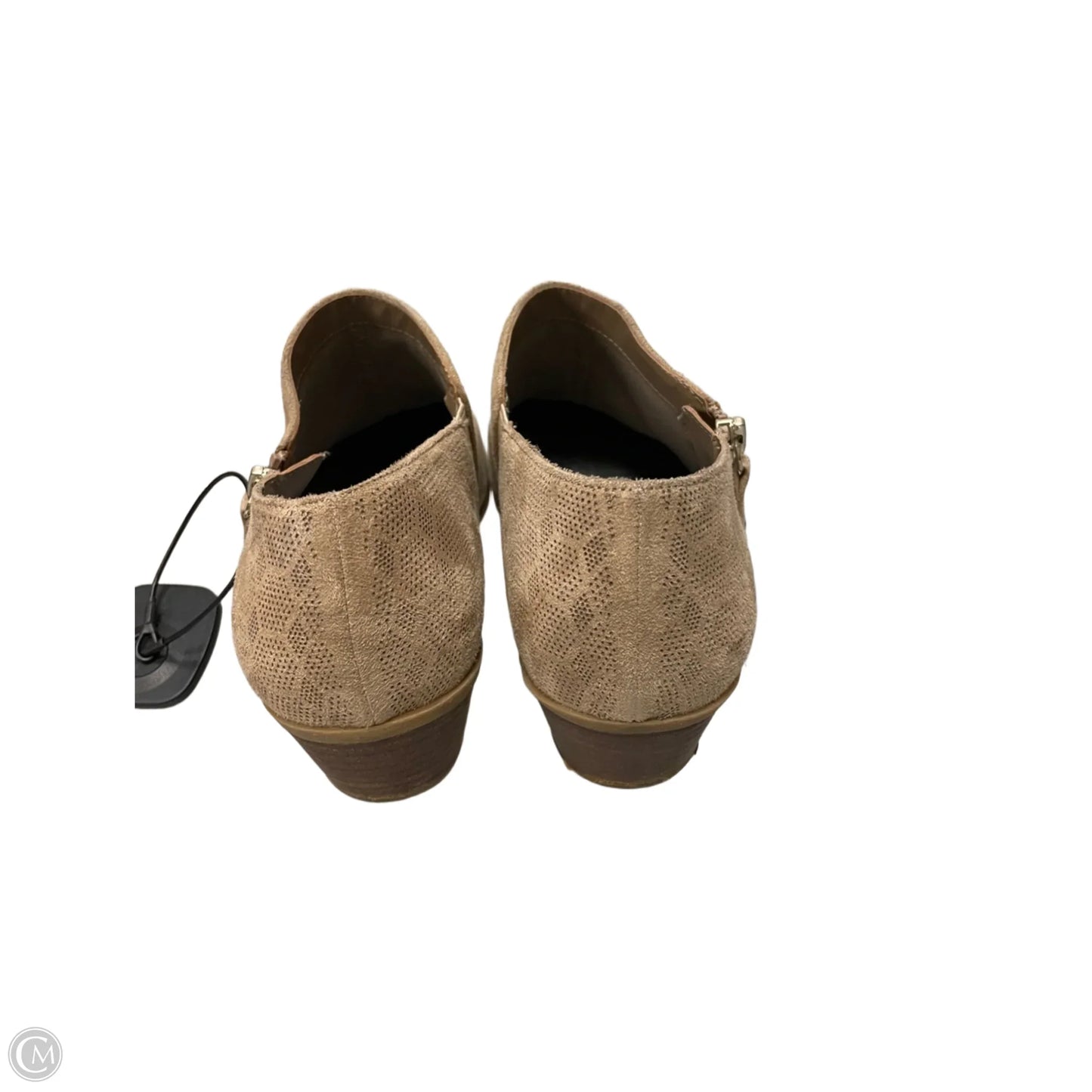 Boots Ankle Heels By Dr Scholls In Tan, Size: 9
