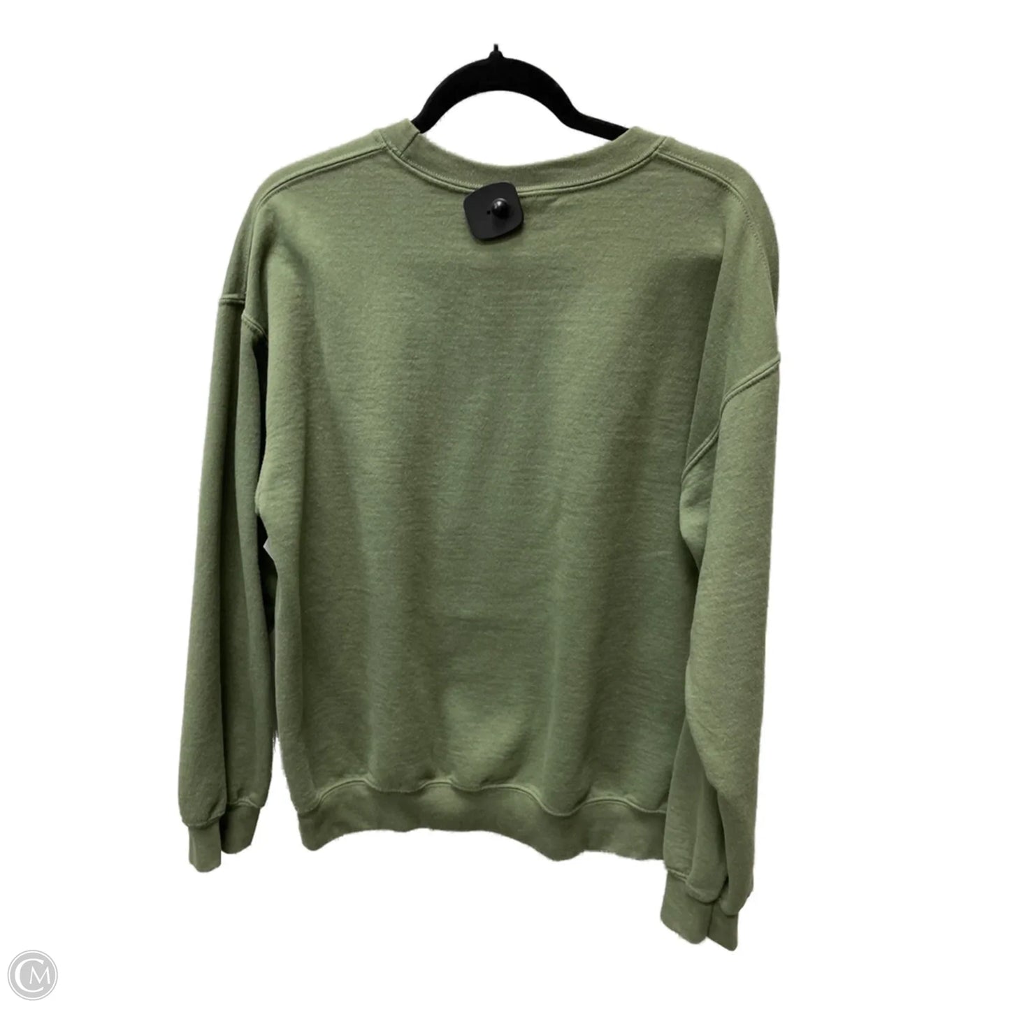 Sweatshirt Crewneck By Gildan In Green, Size: M