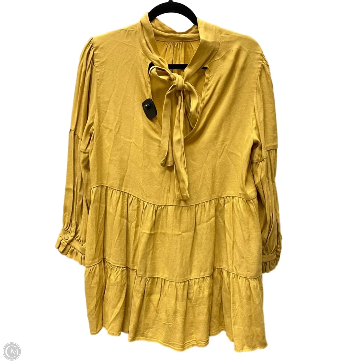 Blouse Long Sleeve By Maeve In Yellow, Size: M