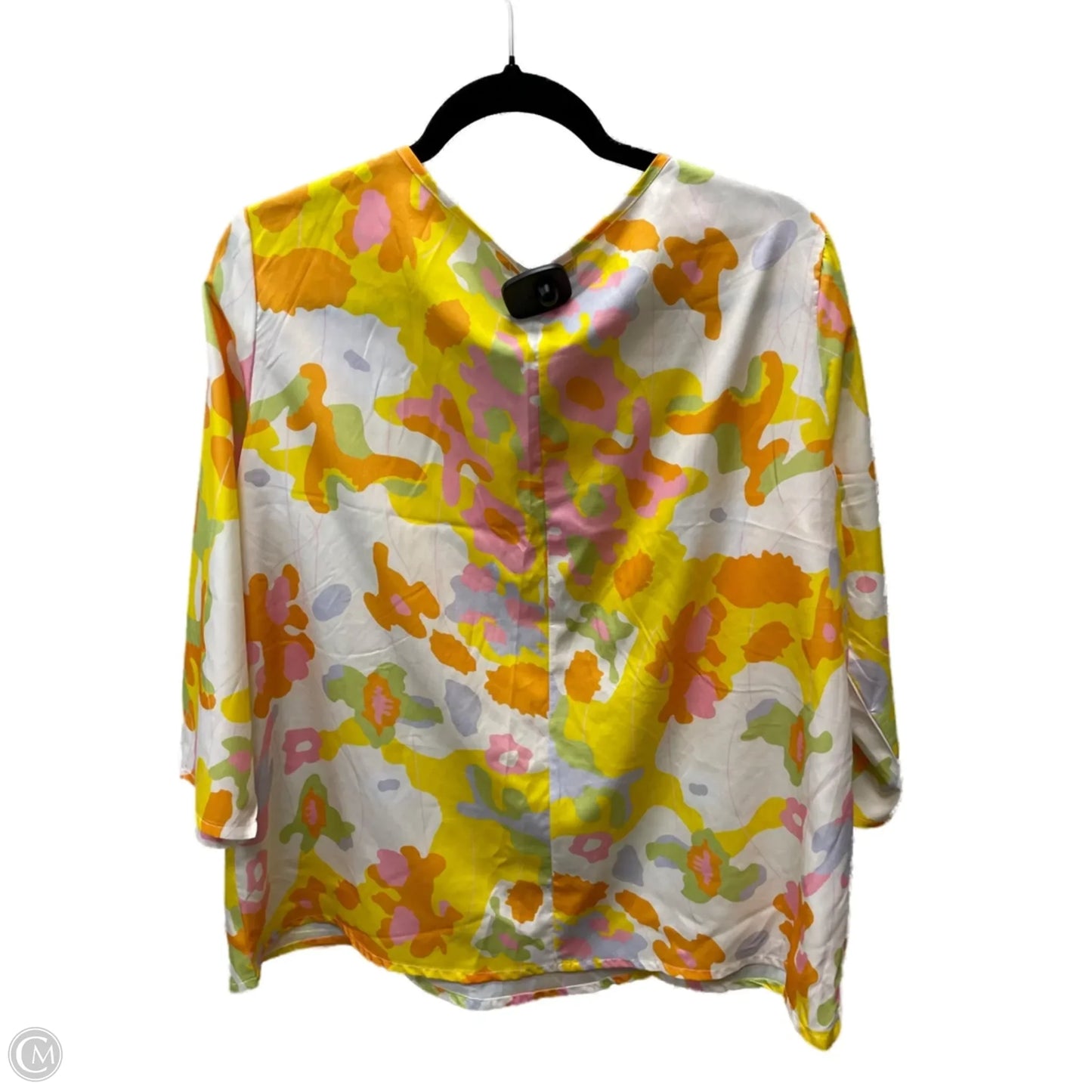 Top 3/4 Sleeve By Misslook In Multi-colored, Size: L