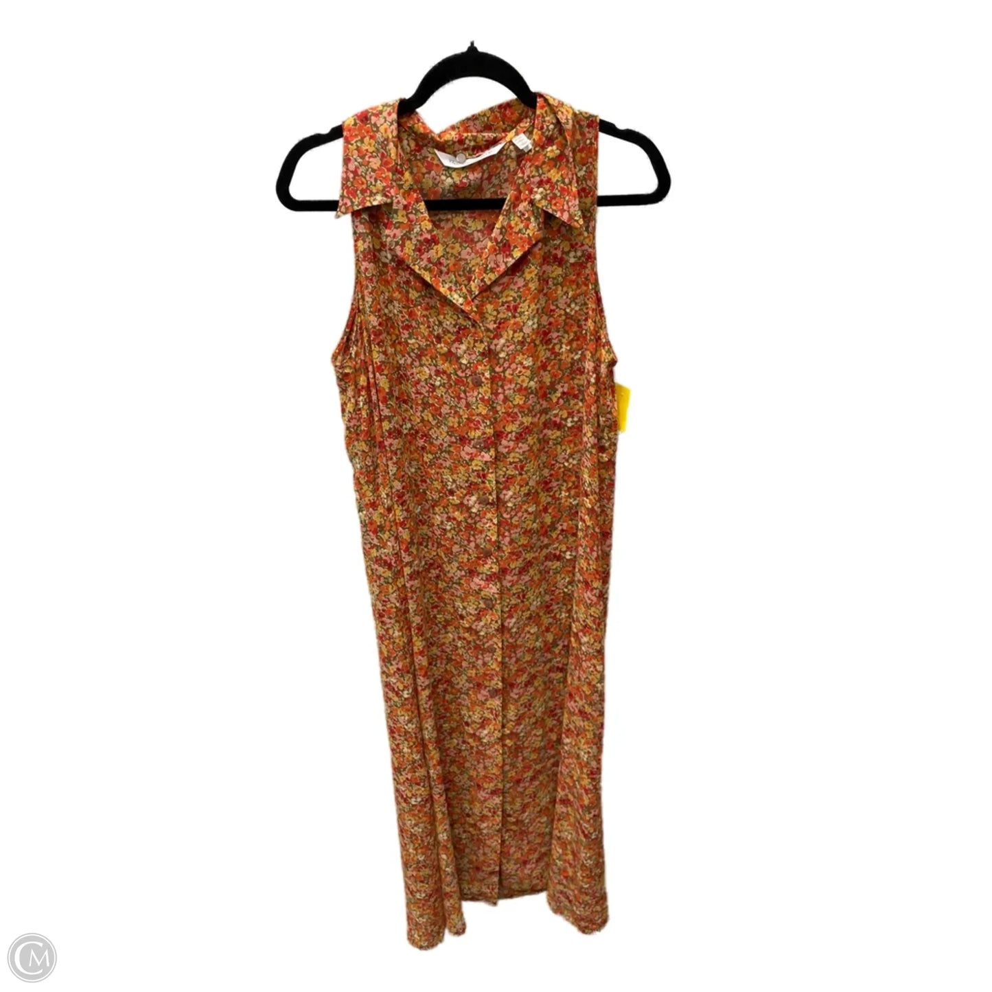 Dress Casual Maxi By Victorias Secret In Floral Print, Size: L