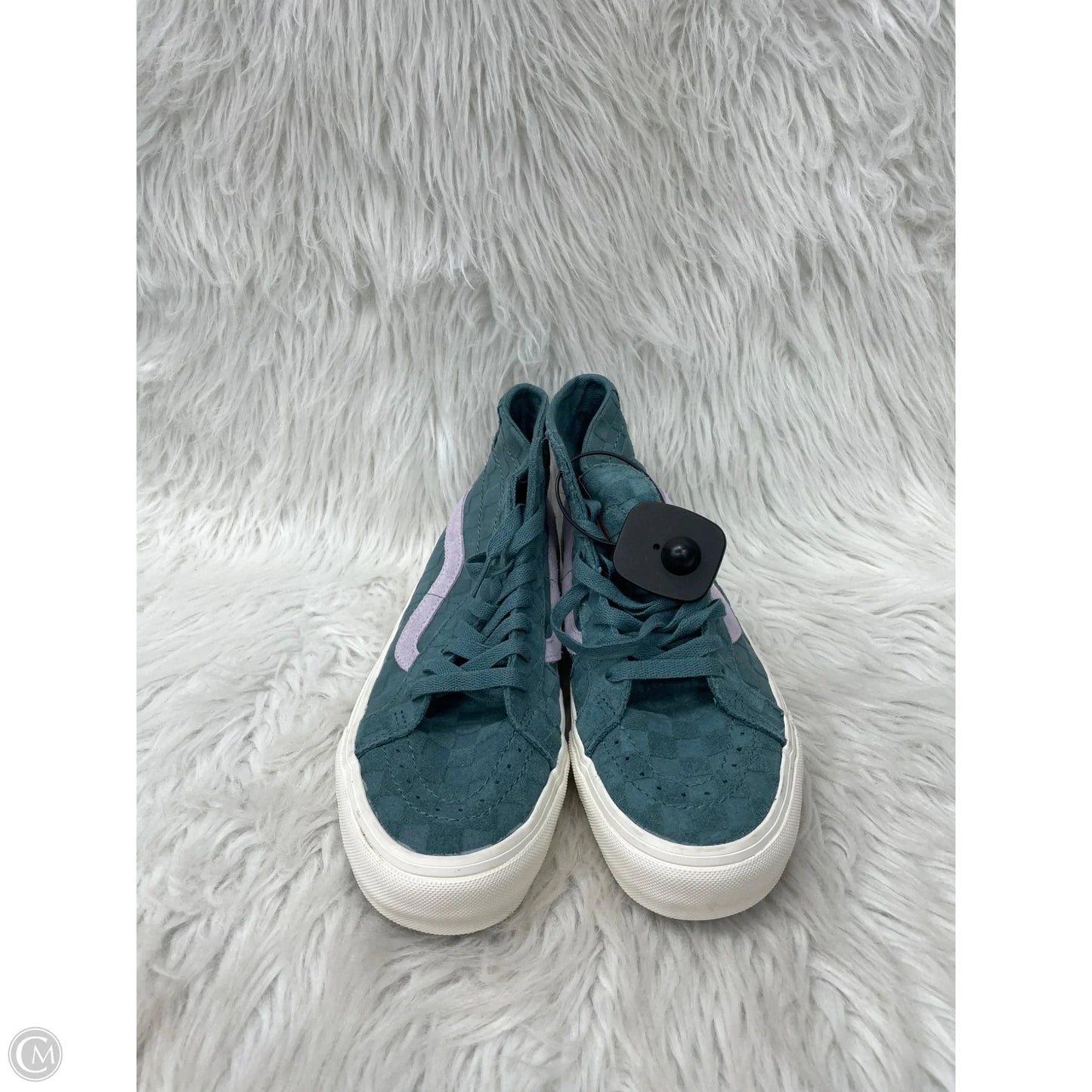 Shoes Sneakers By Vans In Green & Purple, Size: 8.5