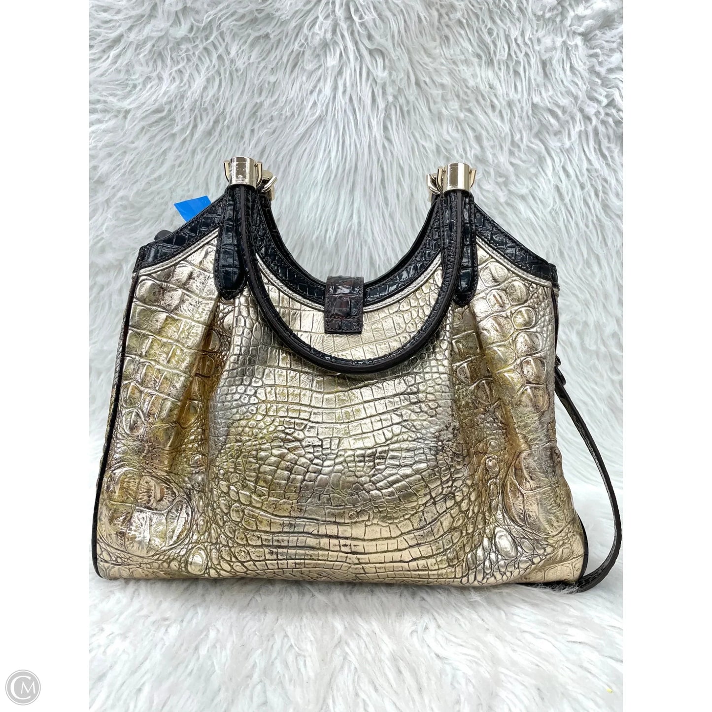 Handbag Designer By Brahmin, Size: Medium