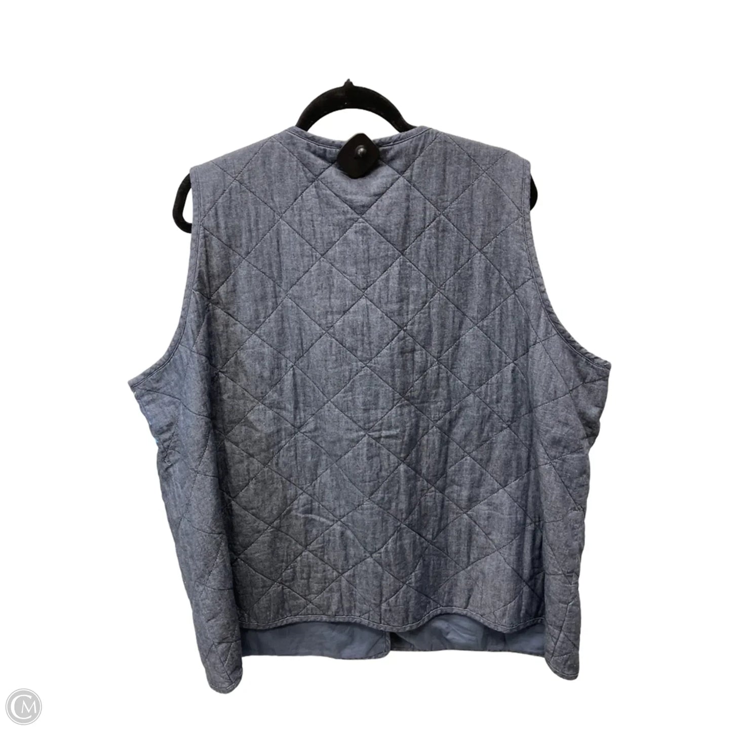 Vest Other By Eileen Fisher In Blue Denim, Size: 2x