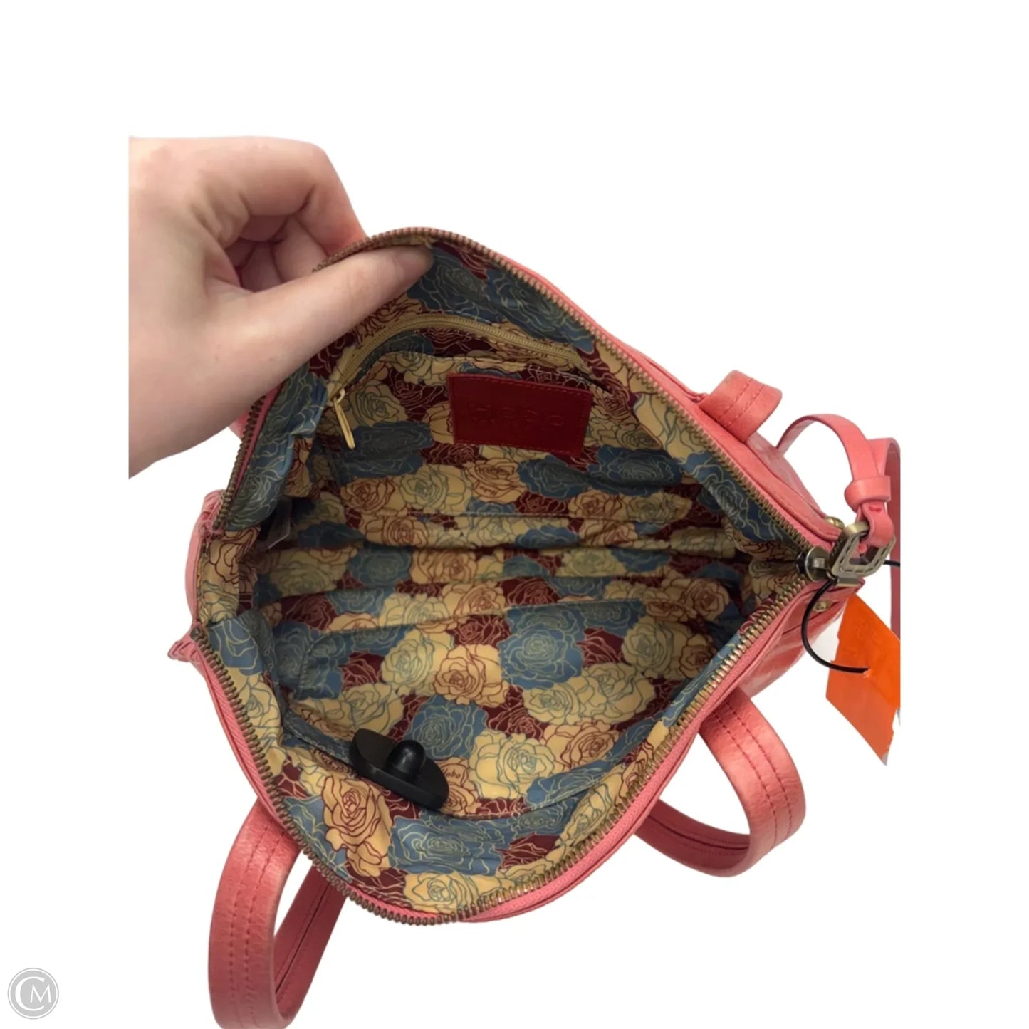 Handbag Leather By Hobo Intl, Size: Small