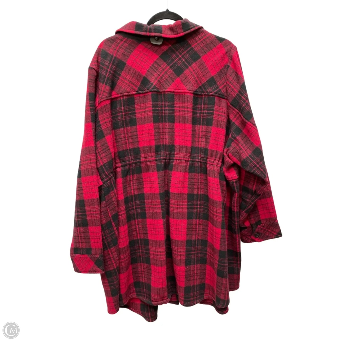Jacket Shirt By Torrid In Plaid Pattern, Size: 4x