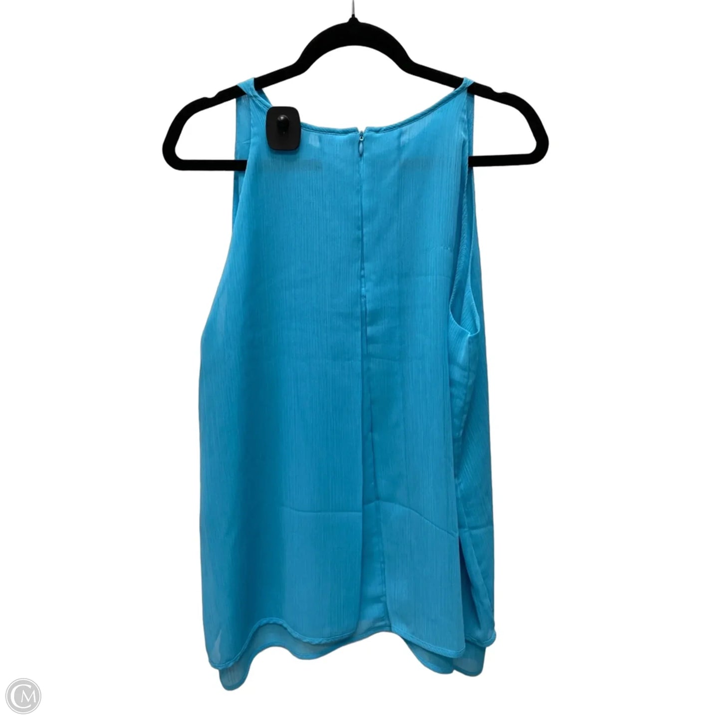 Blouse Sleeveless By Violet And Claire In Blue, Size: Xl