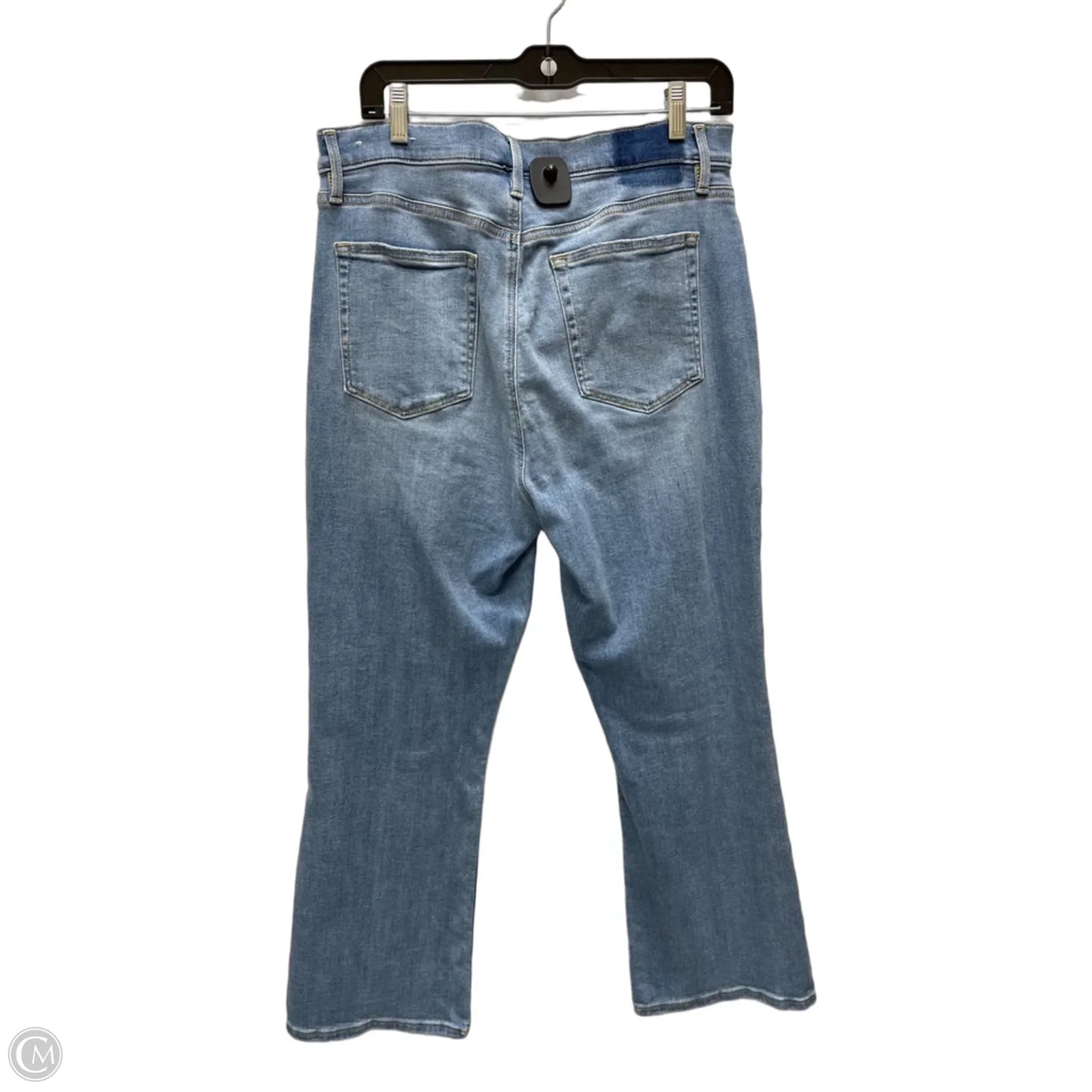 Jeans Cropped By Loft In Blue Denim, Size: 12
