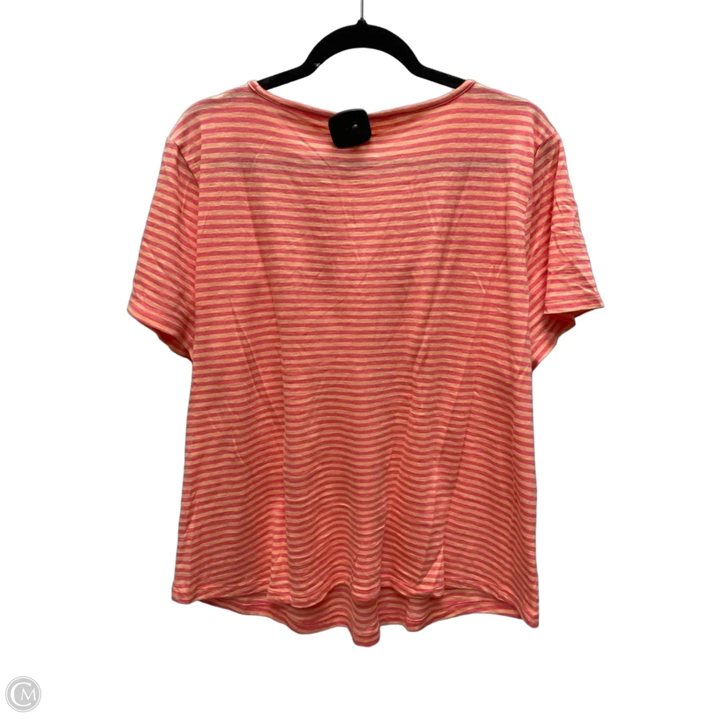 Top Short Sleeve Basic By Talbots In Striped Pattern, Size: Xl