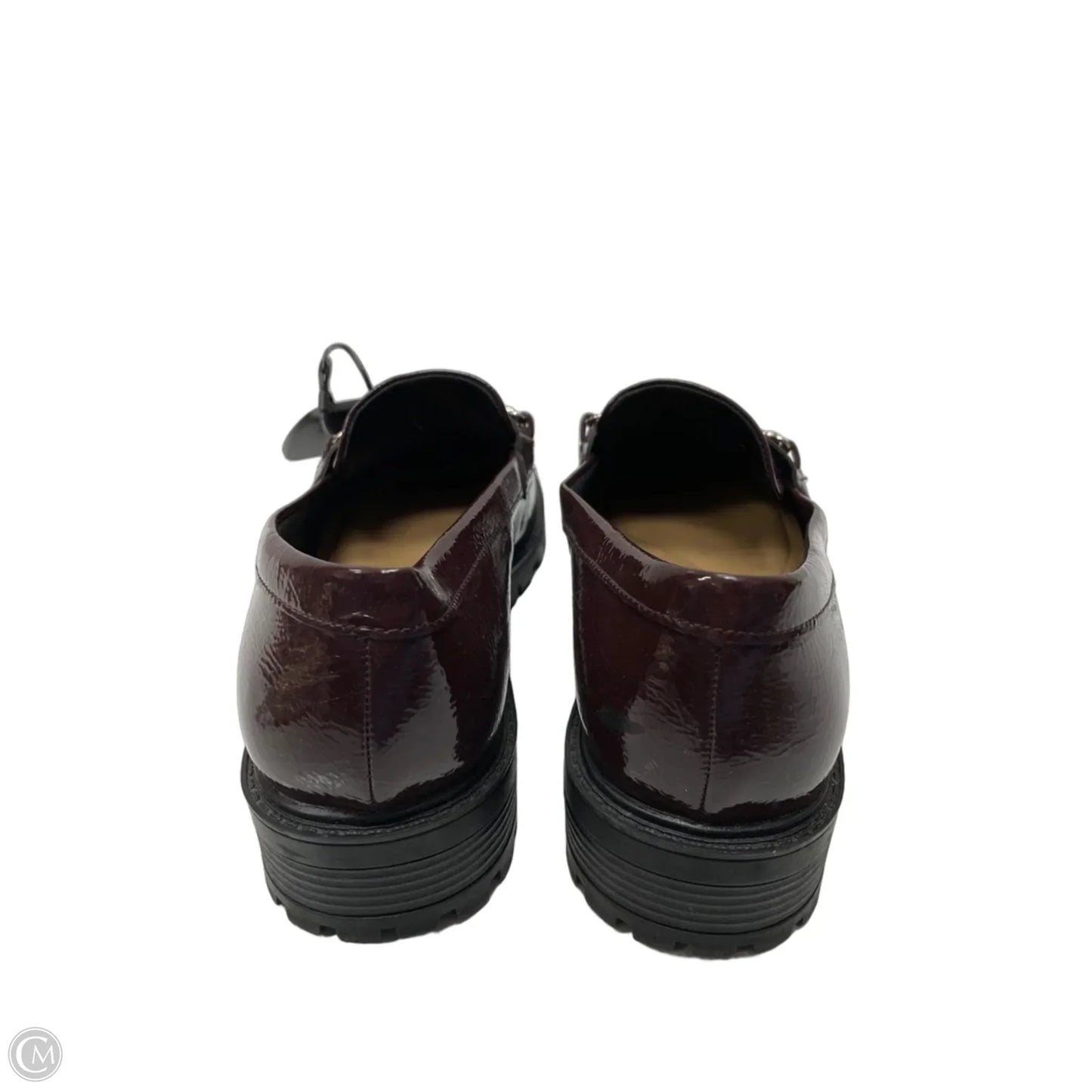 Shoes Heels Block By Kelly And Katie In Maroon, Size: 7.5