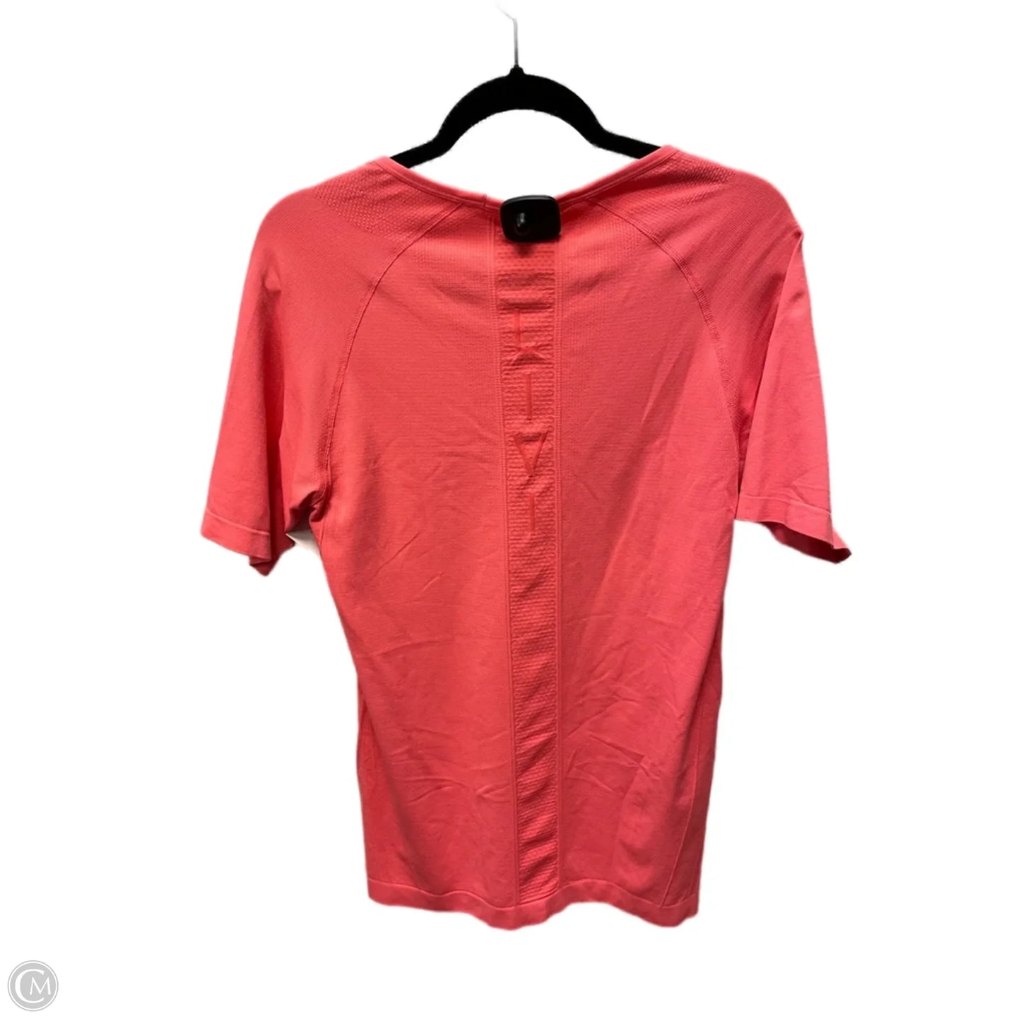 Athletic Top Short Sleeve By Livi Active In Coral, Size: L