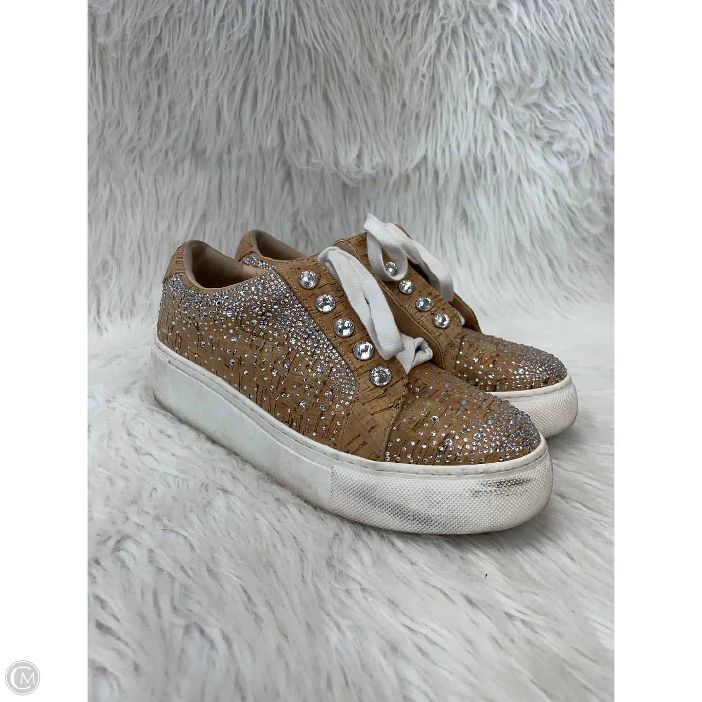 Shoes Sneakers Platform By Alex Marie In Tan, Size: 6.5
