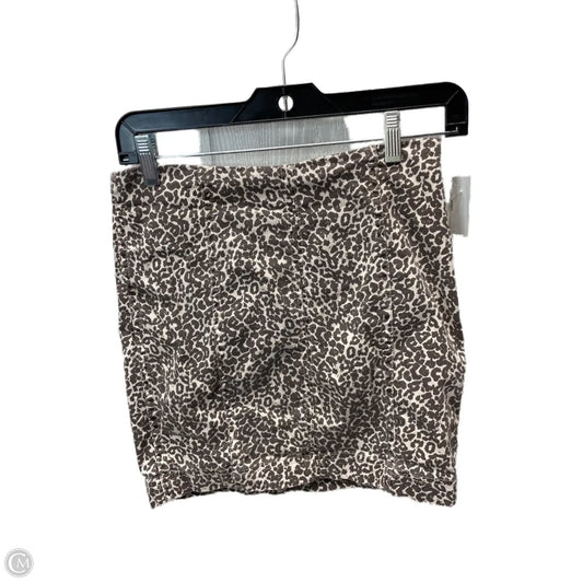 Skirt Mini & Short By Free People In Animal Print, Size: 4