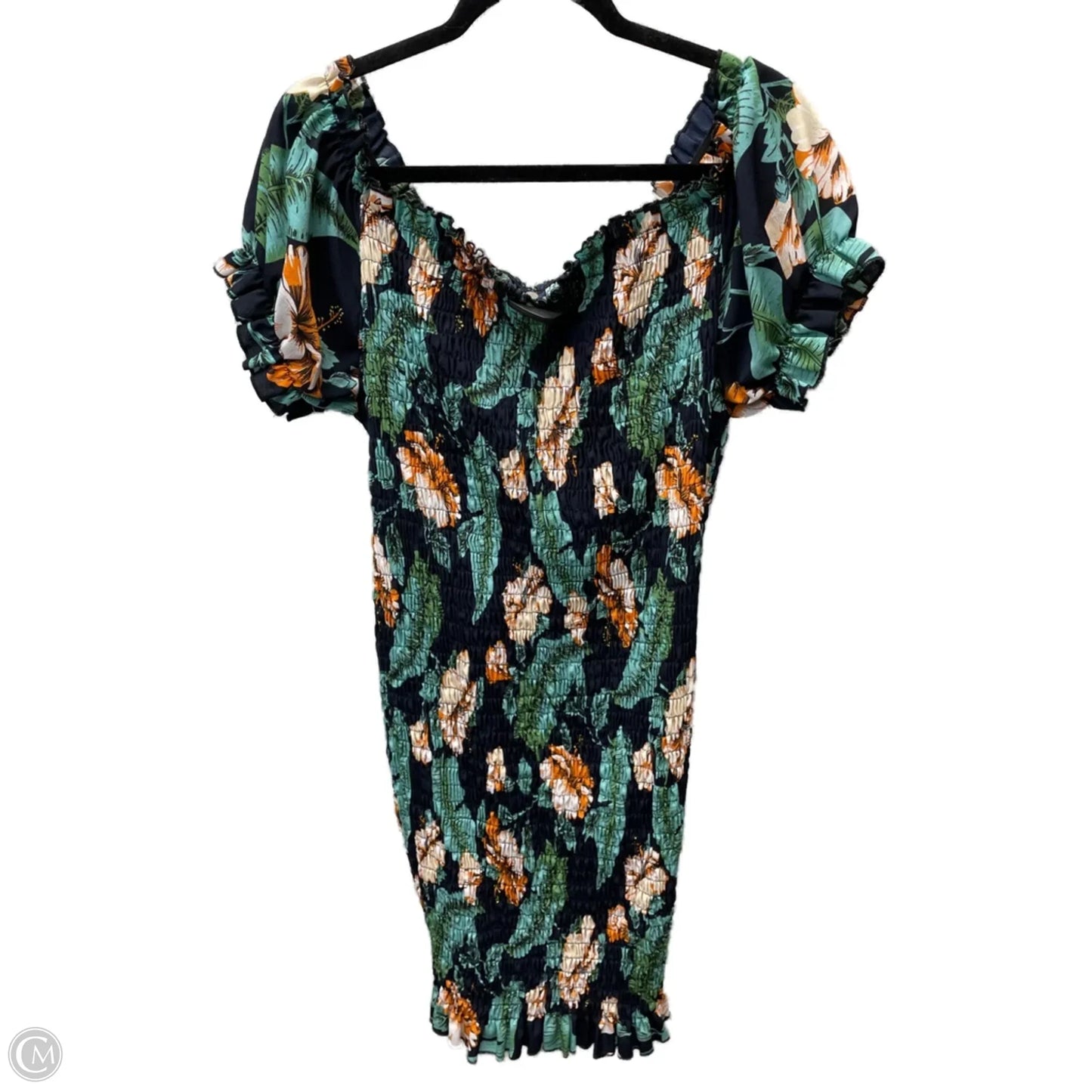 Dress Party Short By Shein In Floral Print, Size: 3x