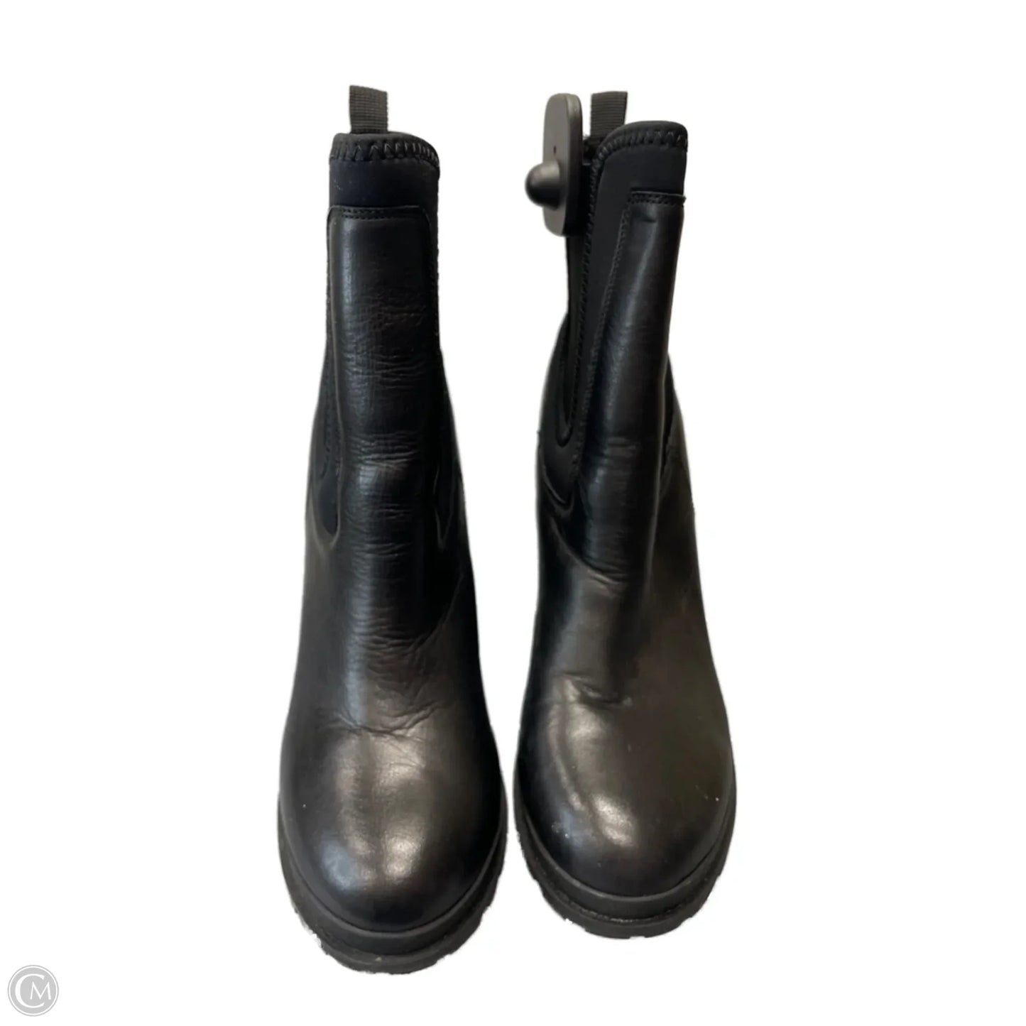 Boots Ankle Heels By Aldo In Black, Size: 8.5