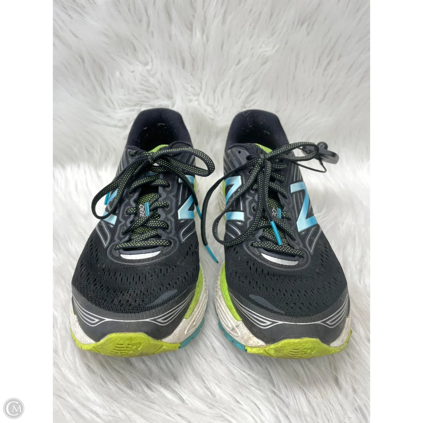 Shoes Athletic By New Balance In Black & Green, Size: 9