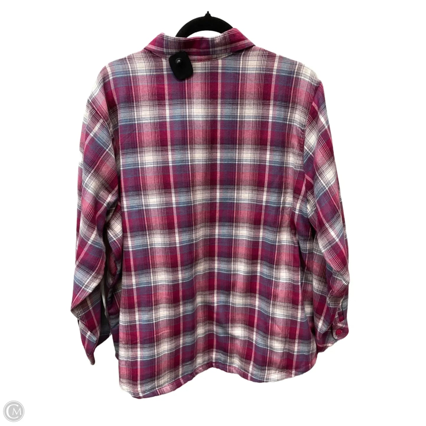 Jacket Shirt By Lee In Plaid Pattern, Size: 1x