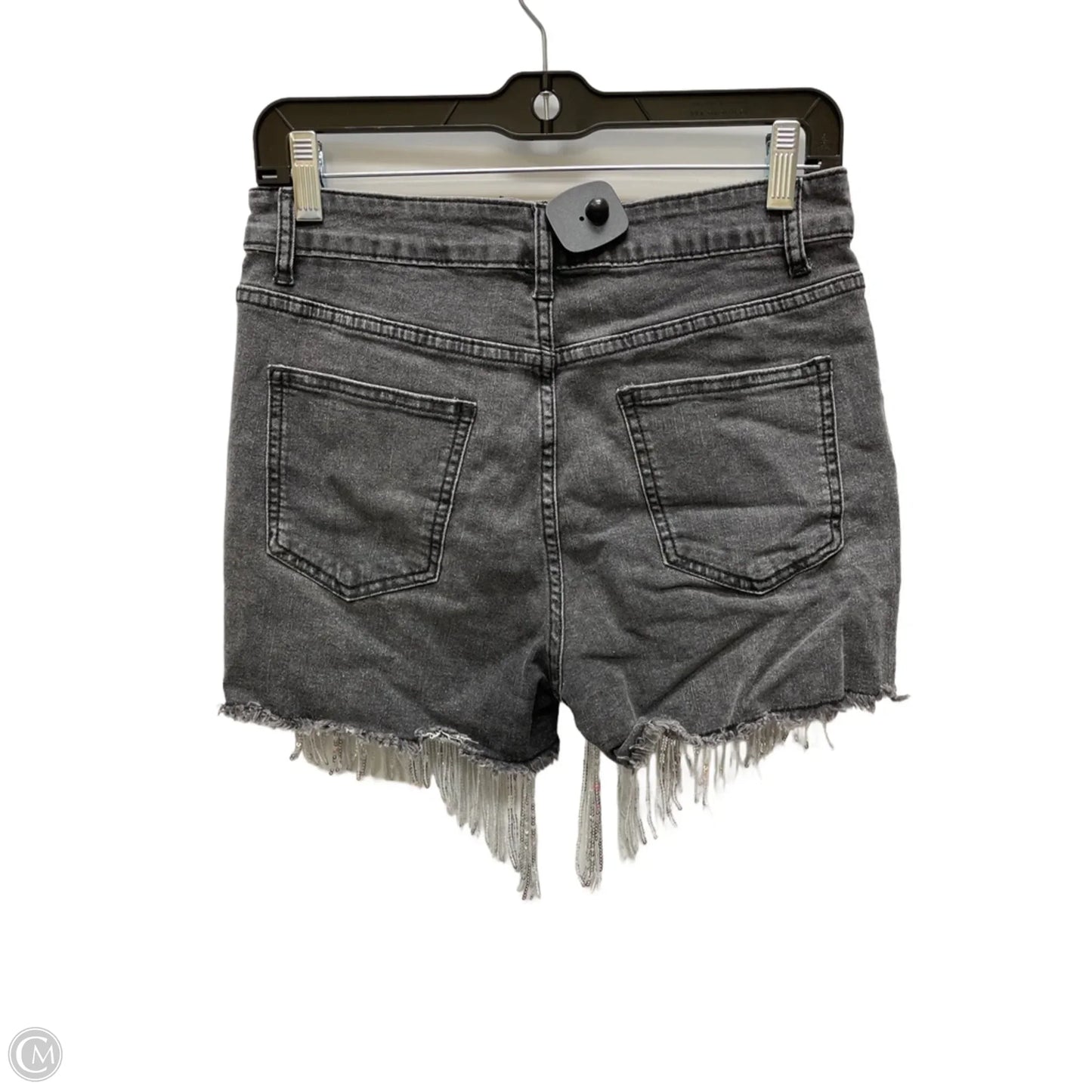Shorts By Clothes Mentor In Black Denim, Size: 12