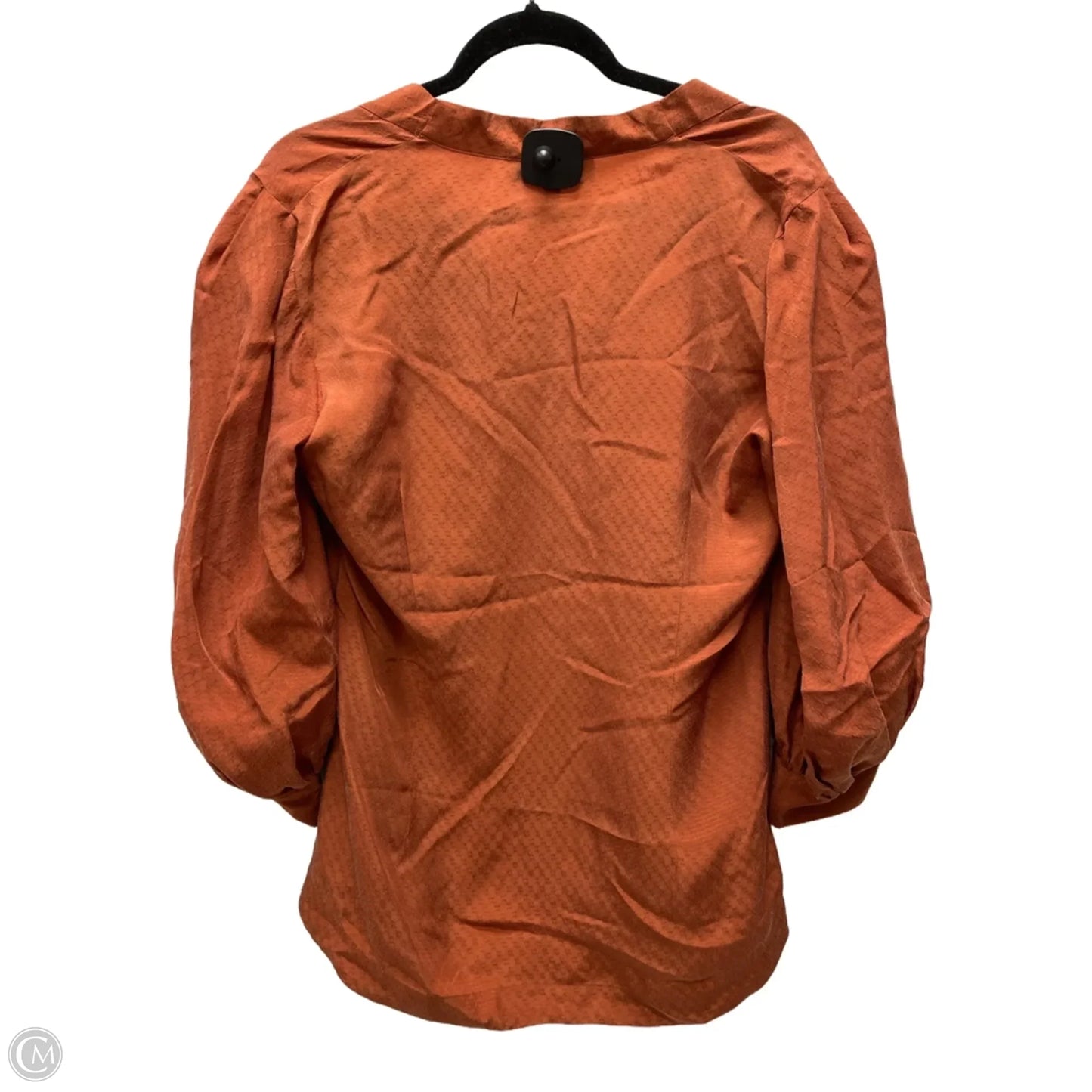Top Long Sleeve By Hilton Hollis In Orange, Size: M