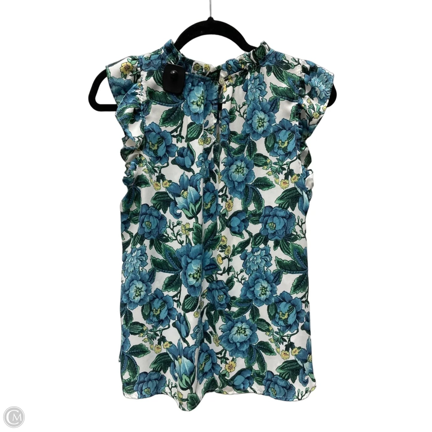 Top Sleeveless By Loft In Floral Print, Size: Lp