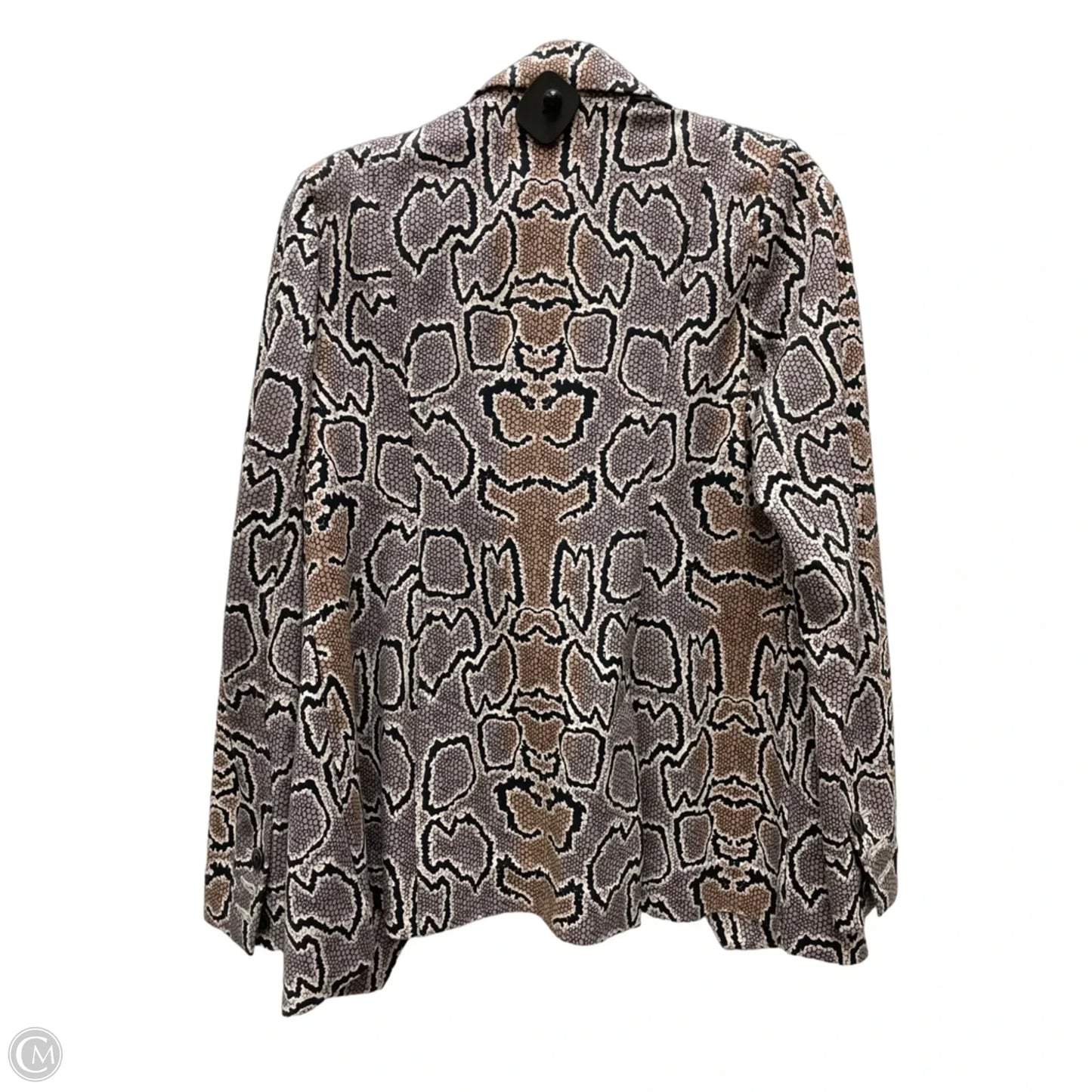 Blazer By Cabi In Snakeskin Print, Size: S
