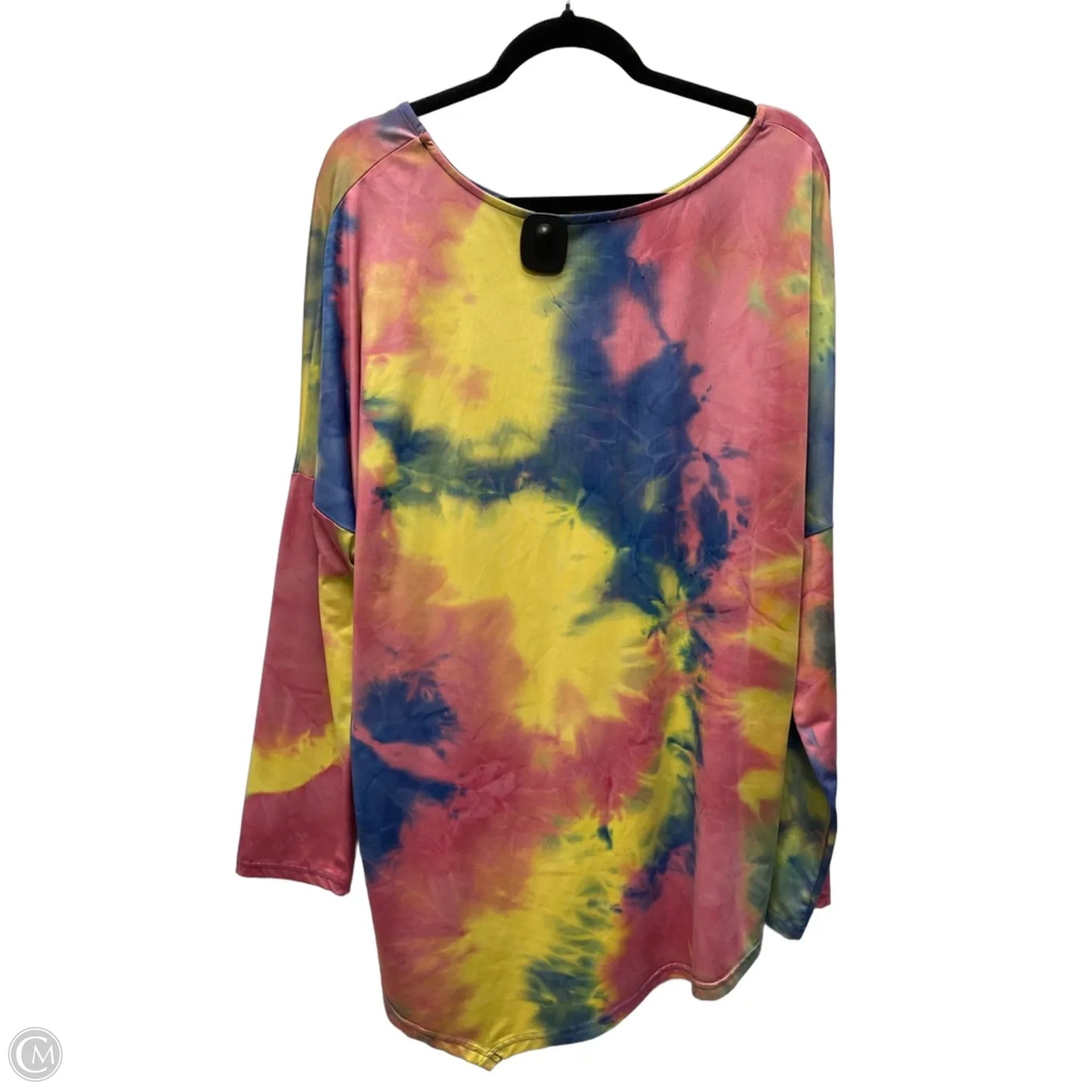 Top Long Sleeve By Umgee In Tie Dye Print, Size: Xl