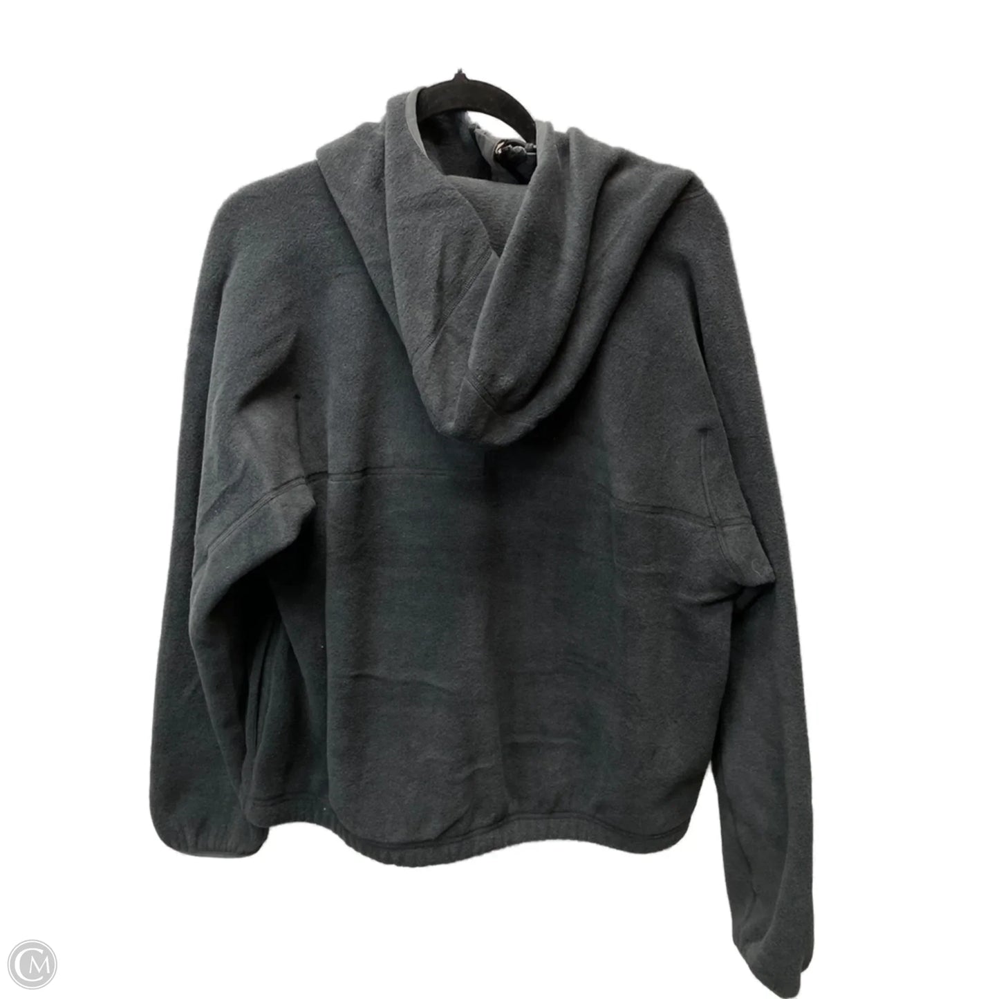 Jacket Fleece By Nike Apparel In Grey, Size: L