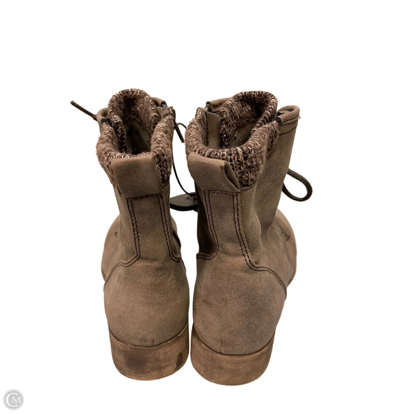 Boots Ankle Flats By Jelly Pop In Brown, Size: 8