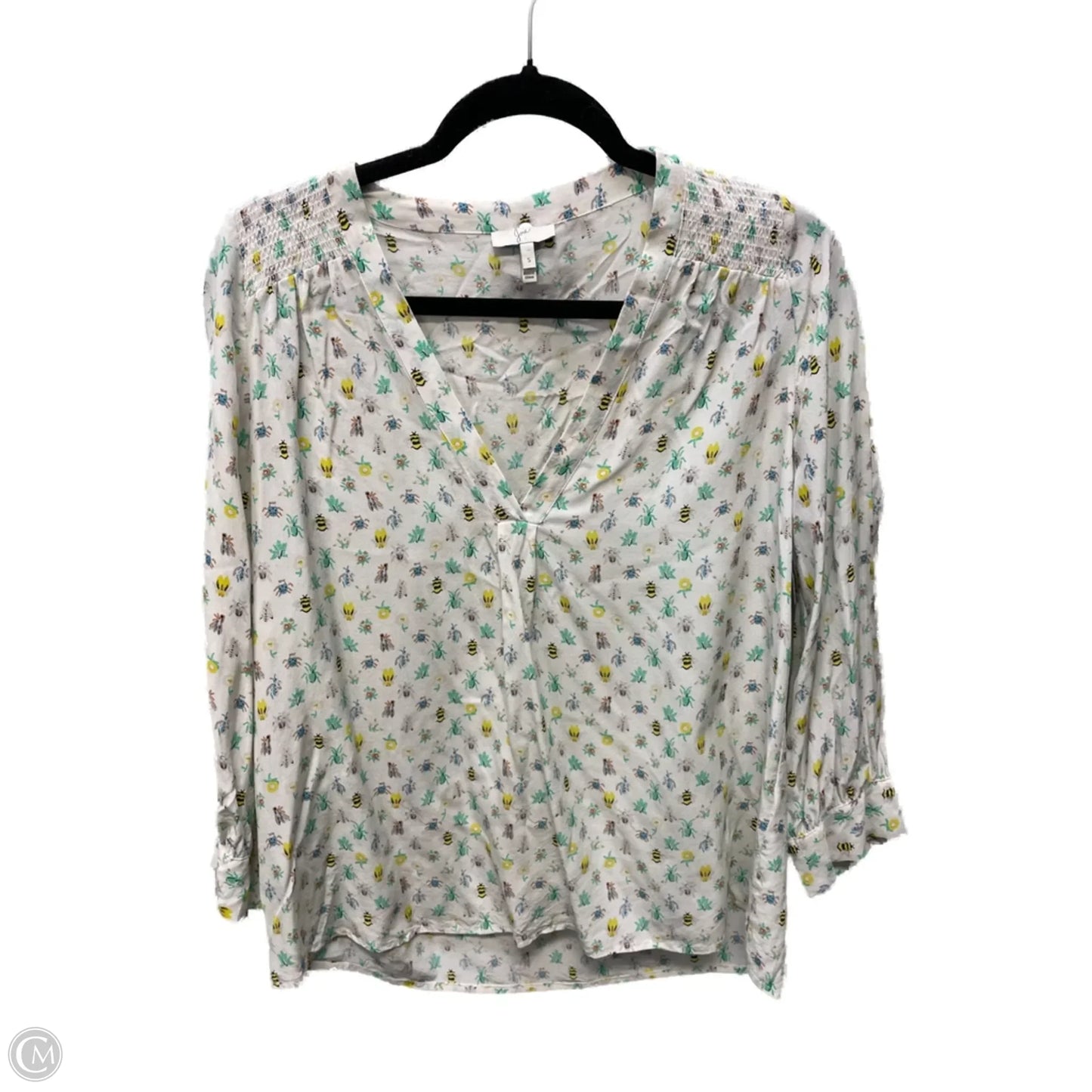 Top Long Sleeve By Joie In Multi-colored, Size: S