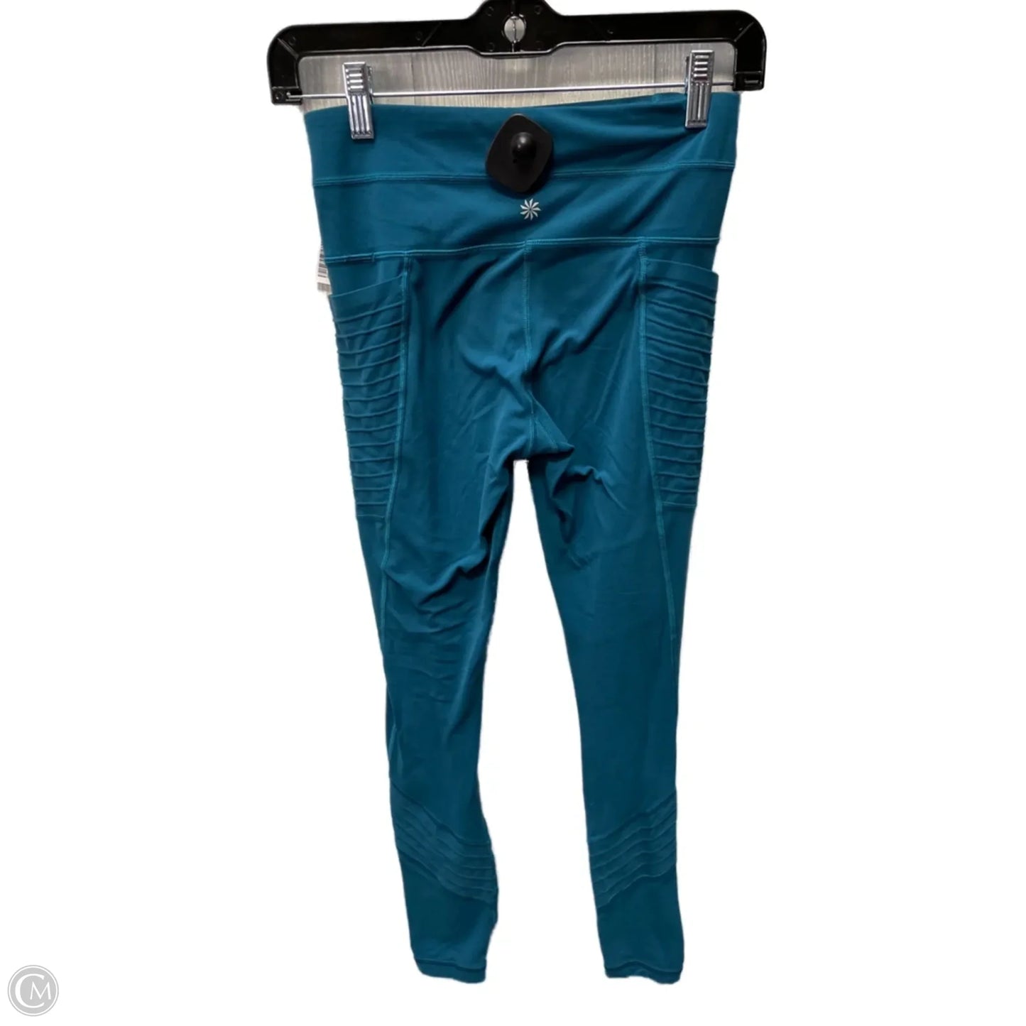 Athletic Leggings By Athleta In Teal, Size: Xs