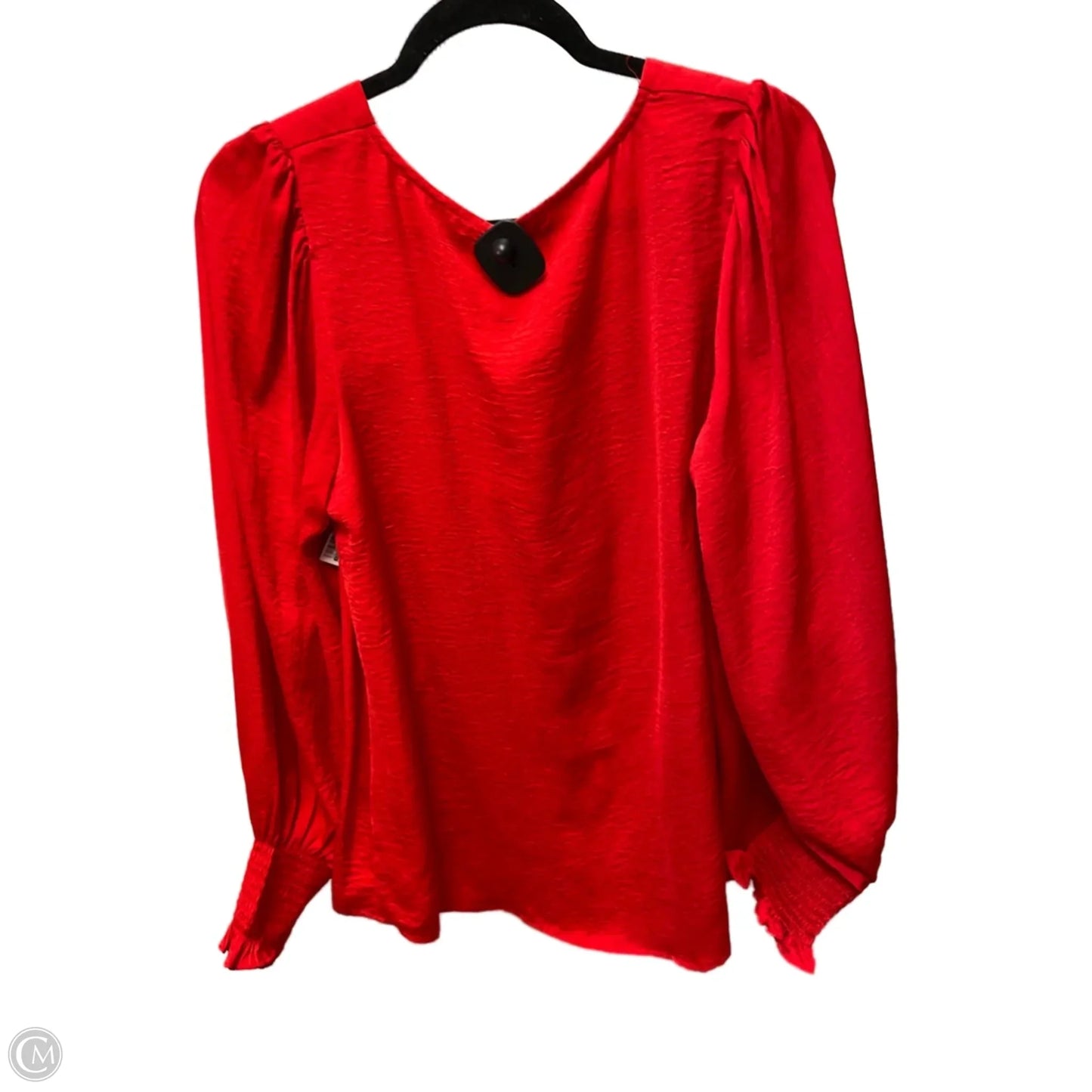 Top Long Sleeve By Jodifl In Red, Size: S
