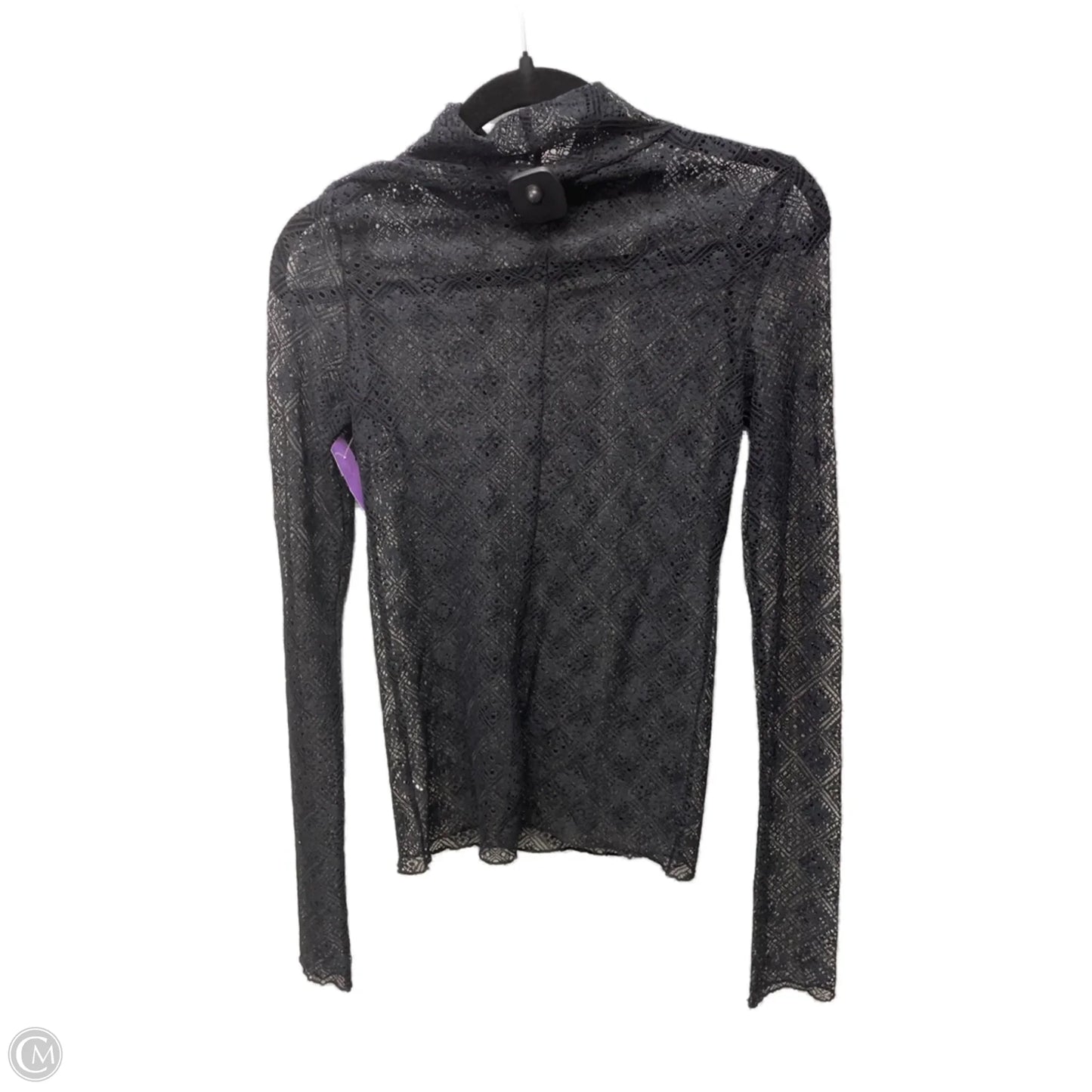 Top Long Sleeve By Free People In Black, Size: S