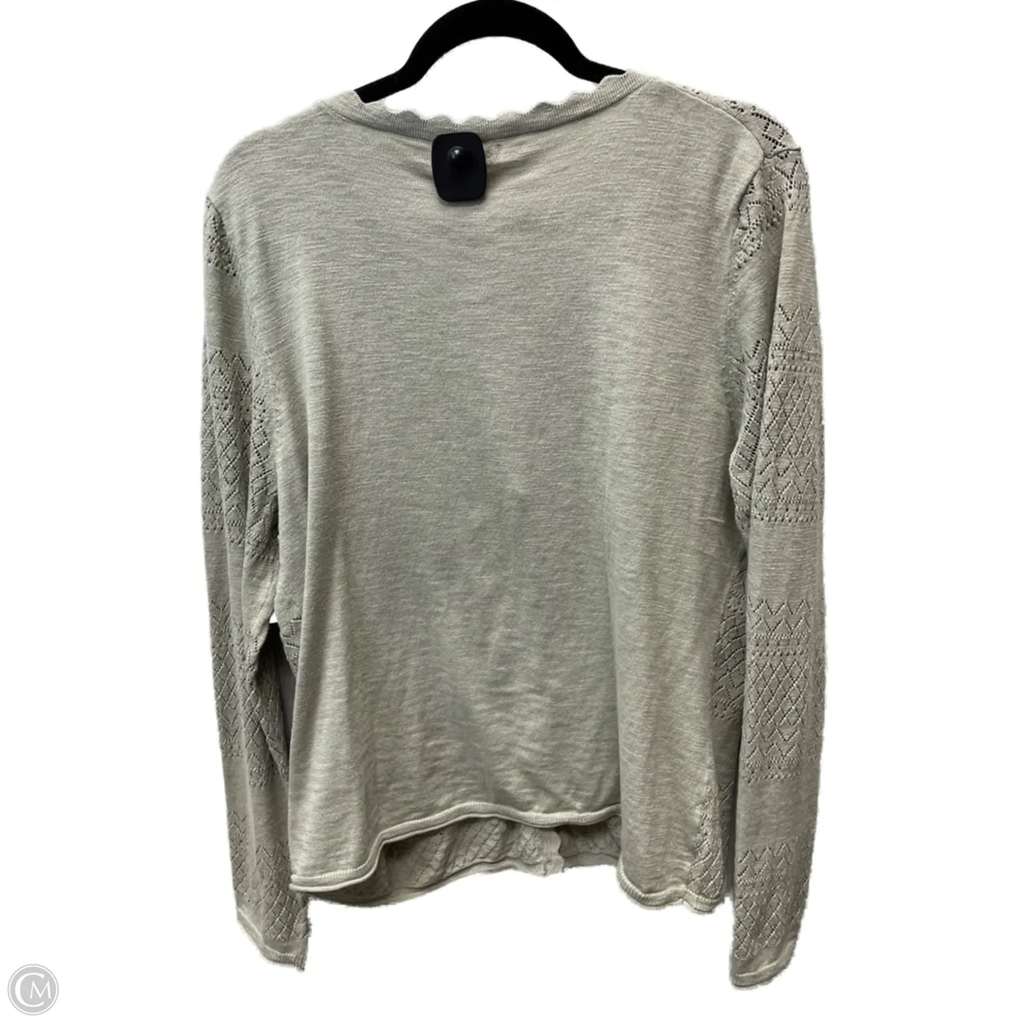 Top Long Sleeve Designer By Frye In Green, Size: Xl