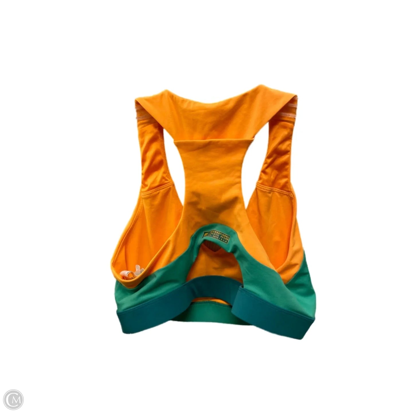 Athletic Pants 2pc By Fabletics In Green & Yellow, Size: L