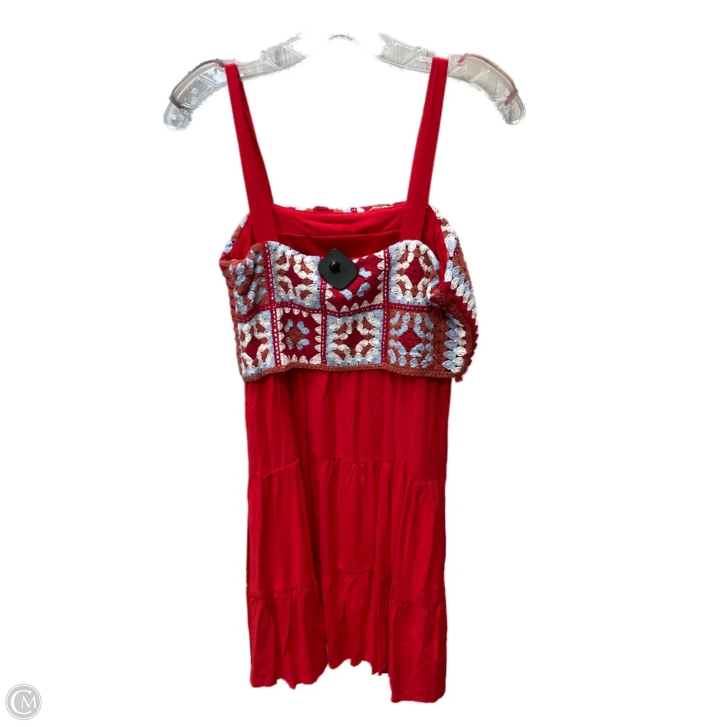 Dress Casual Short By New York And Co In Blue & Red & White, Size: Xs