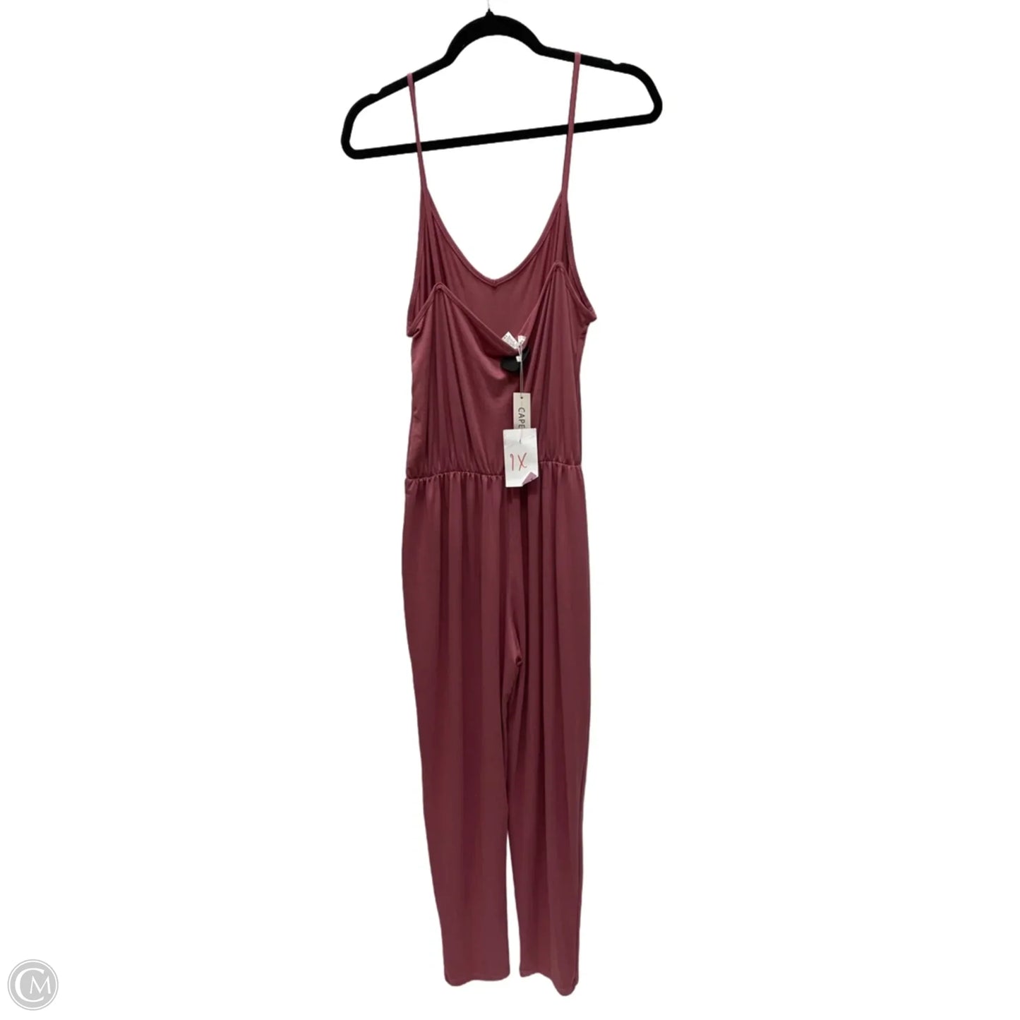 Jumpsuit By Clothes Mentor In Pink, Size: 1x