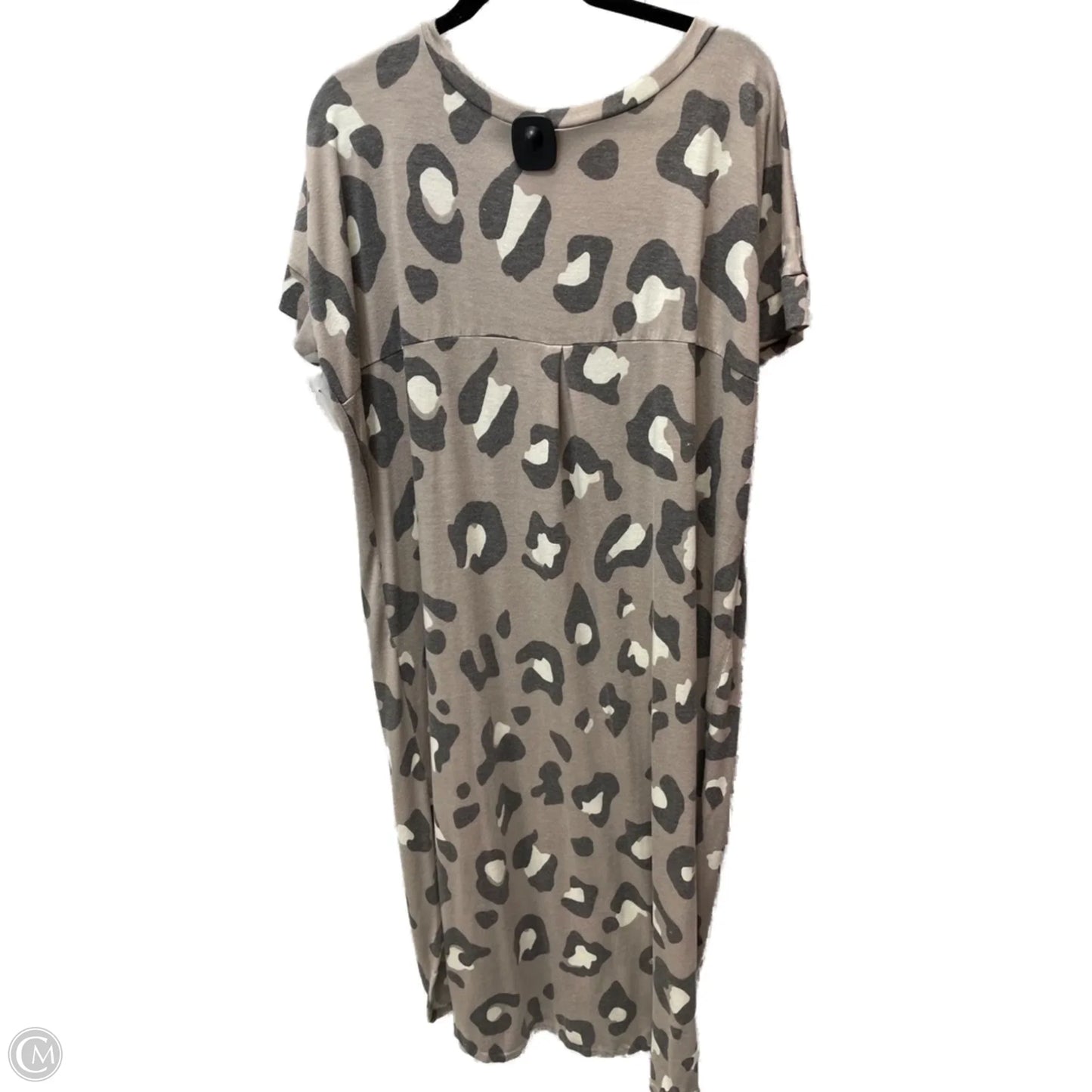 Dress Casual Maxi By Zenana Outfitters In Animal Print, Size: Xl