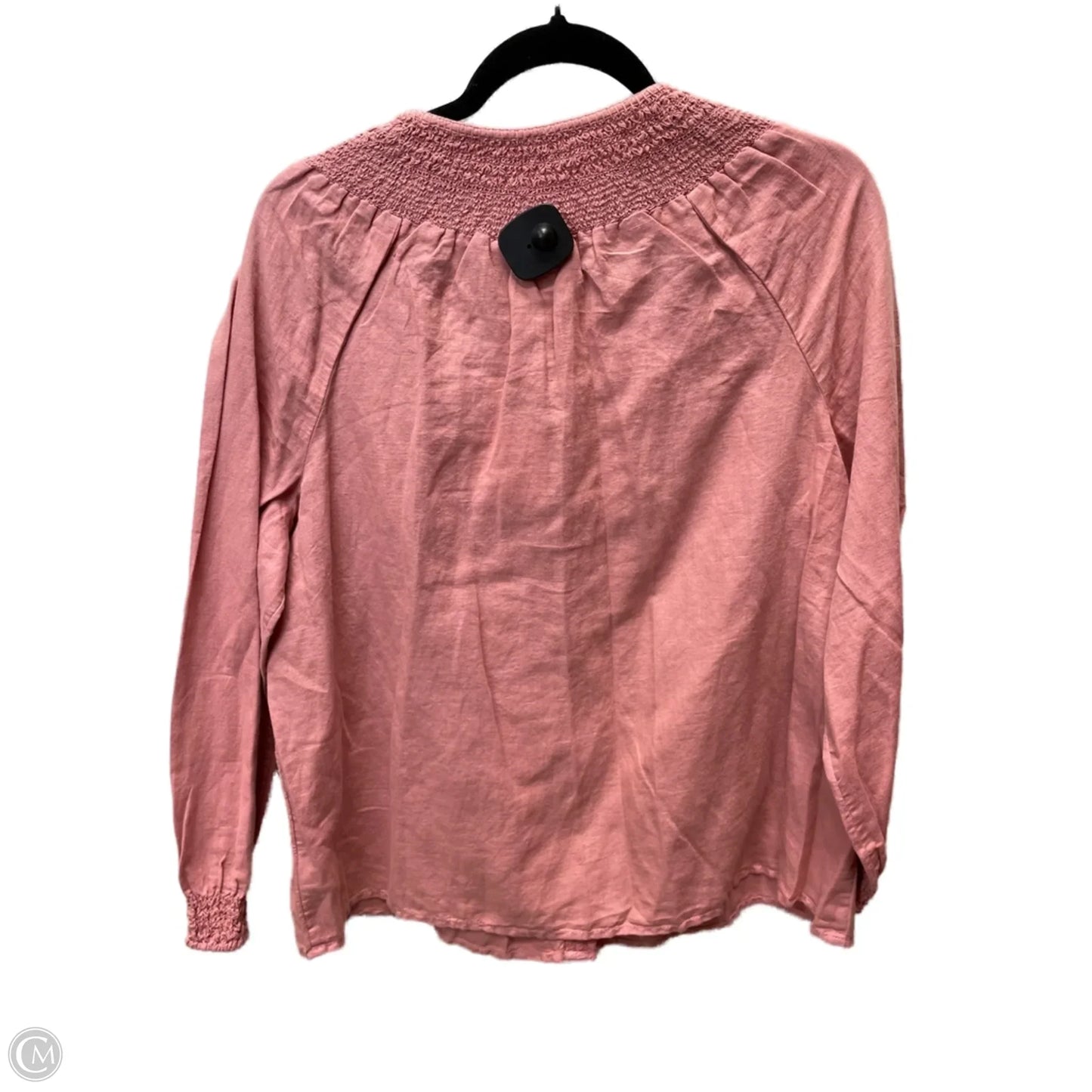 Top Long Sleeve By Rachel Zoe In Pink, Size: L