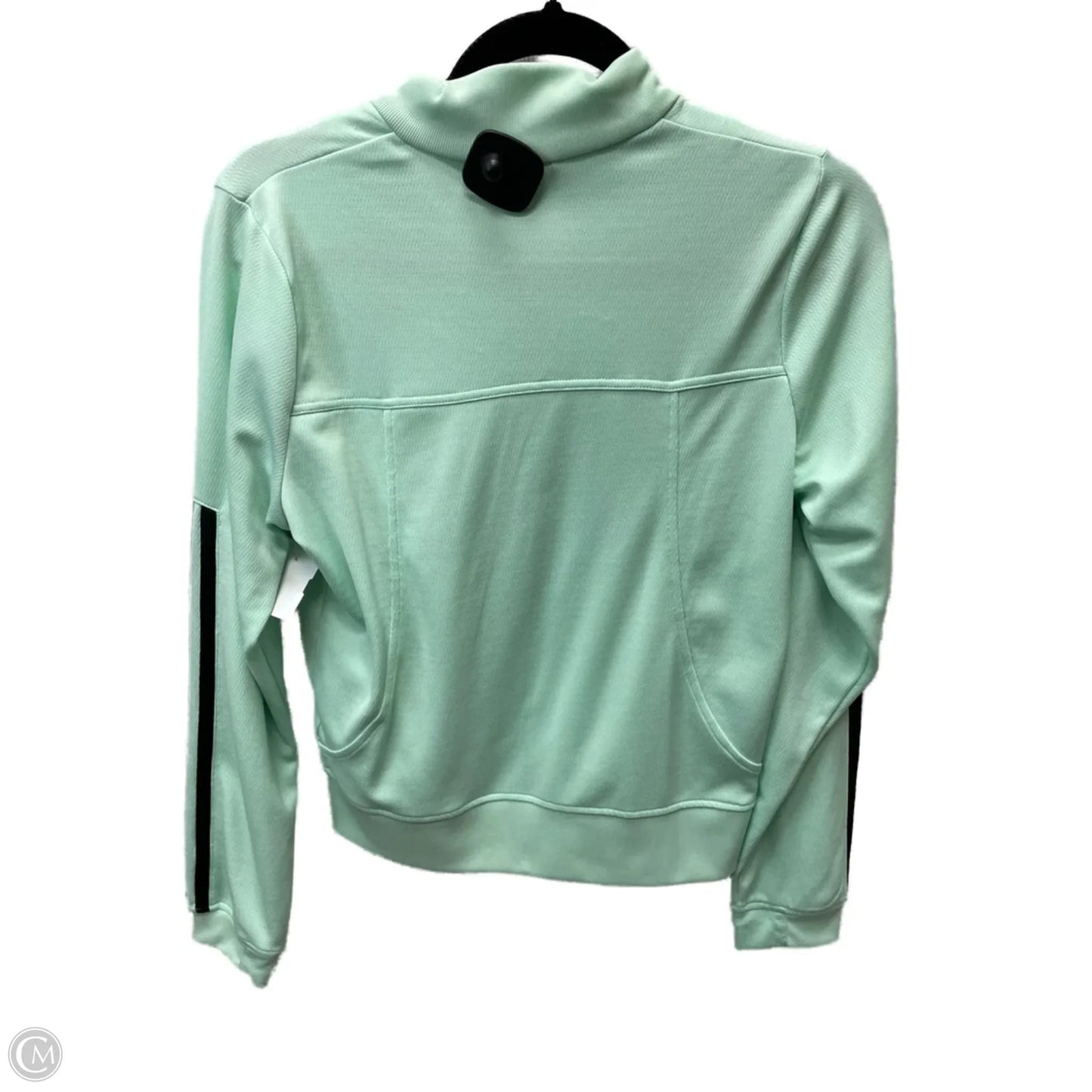 Athletic Jacket By Adidas In Green, Size: S