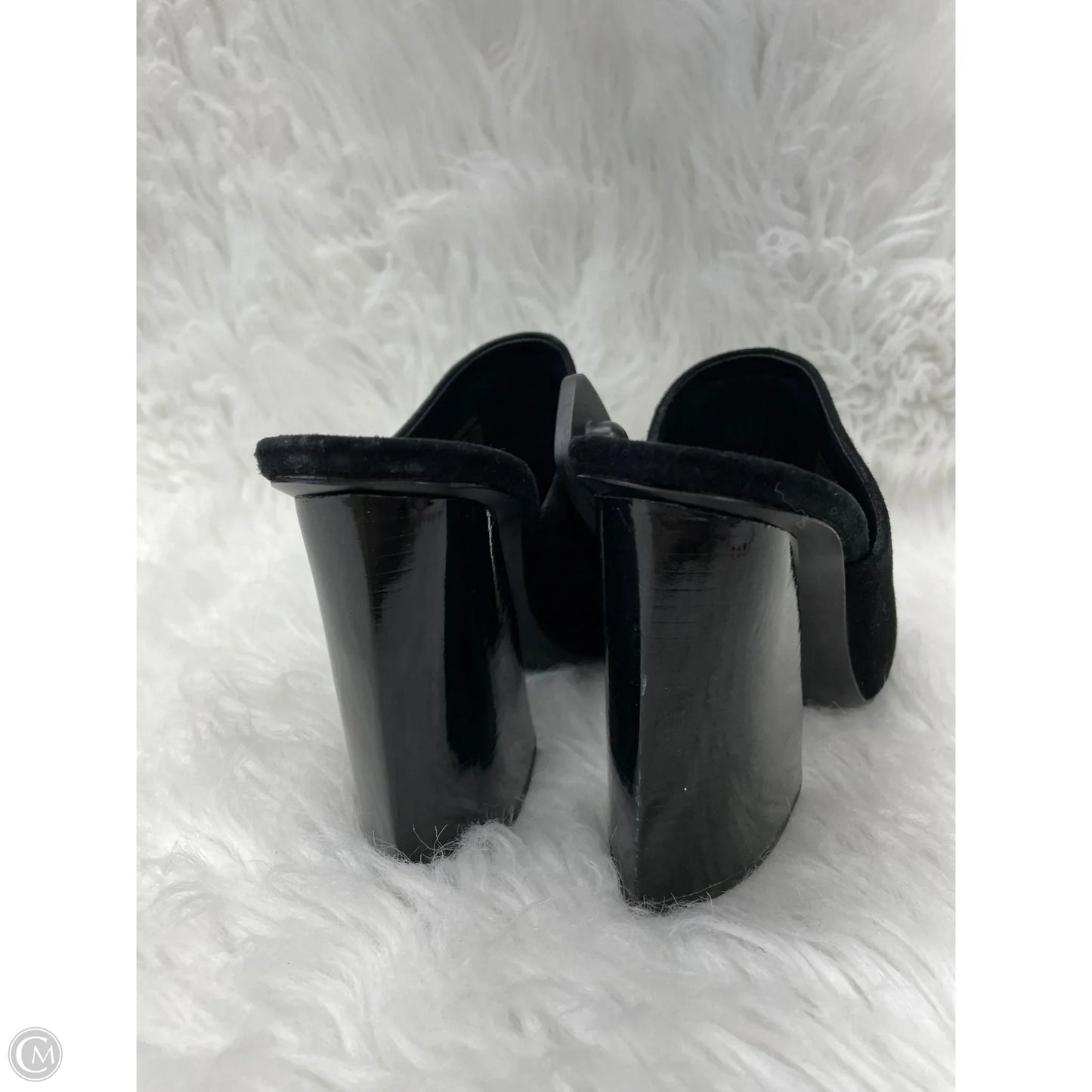 Shoes Heels Block By Mercedes Castillo - In Black, Size: 9.5