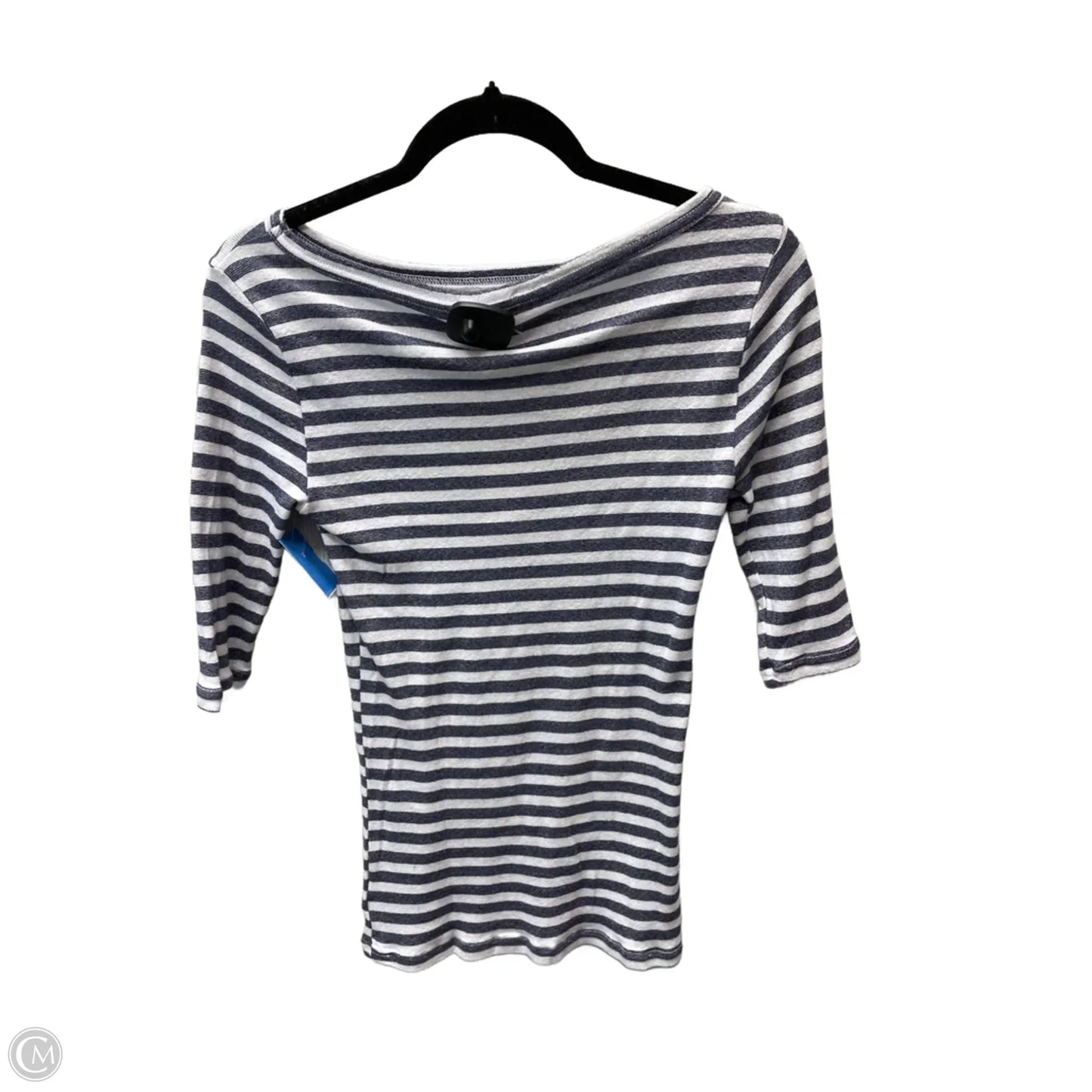 Top 3/4 Sleeve By Michael Stars In Striped Pattern, Size: Xs
