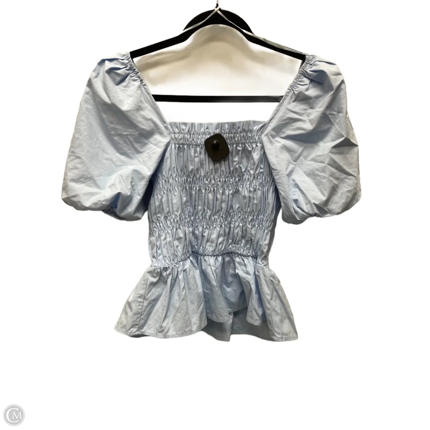 Top Short Sleeve By Sugar Lips In Blue, Size: S