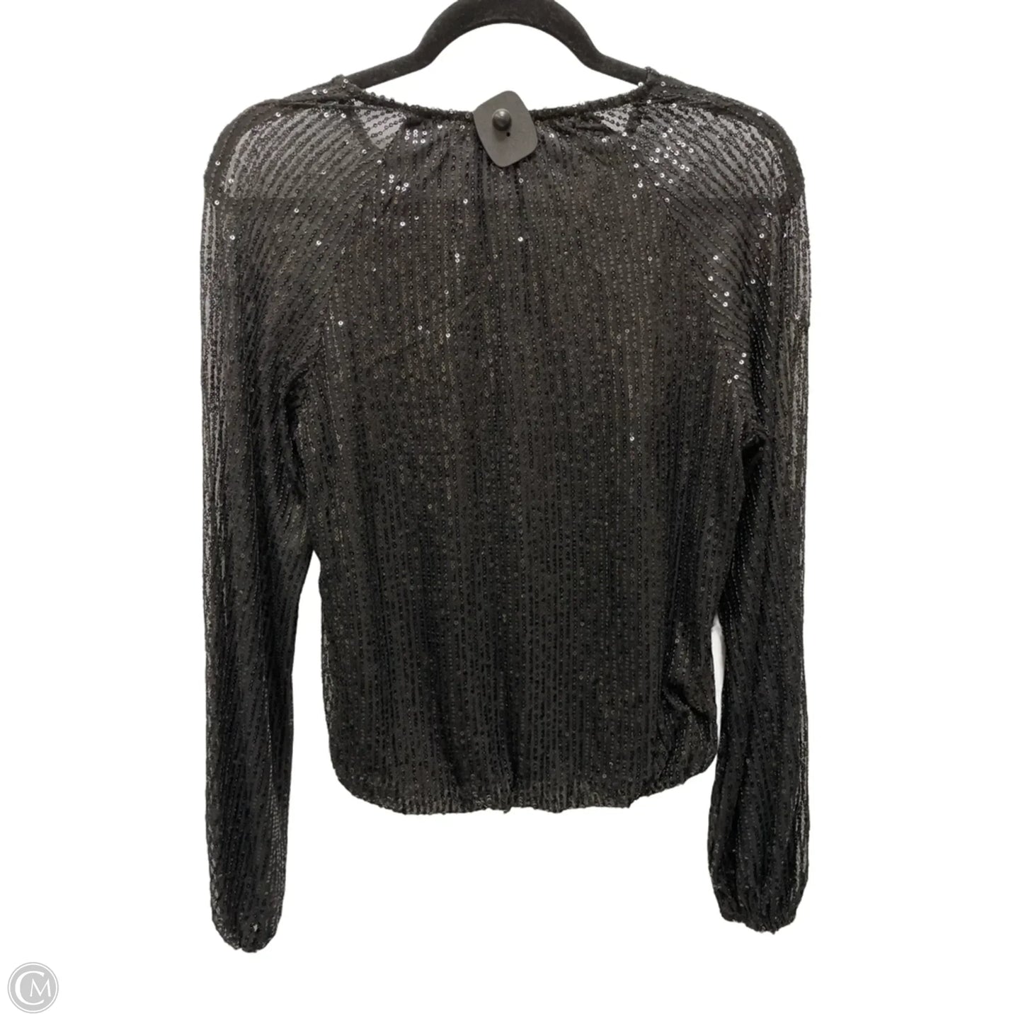 Top Long Sleeve By Clothes Mentor In Black, Size: S