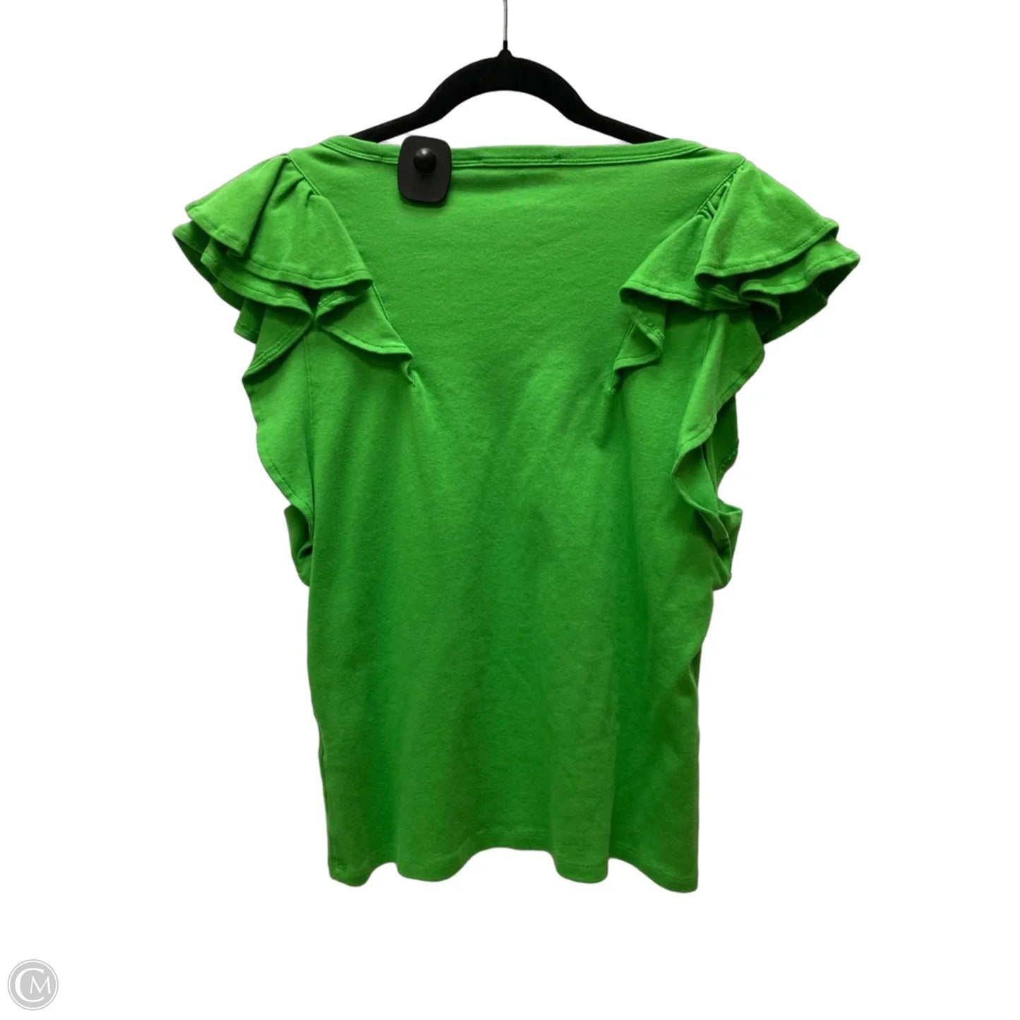 Top Short Sleeve By Tommy Hilfiger In Green, Size: M
