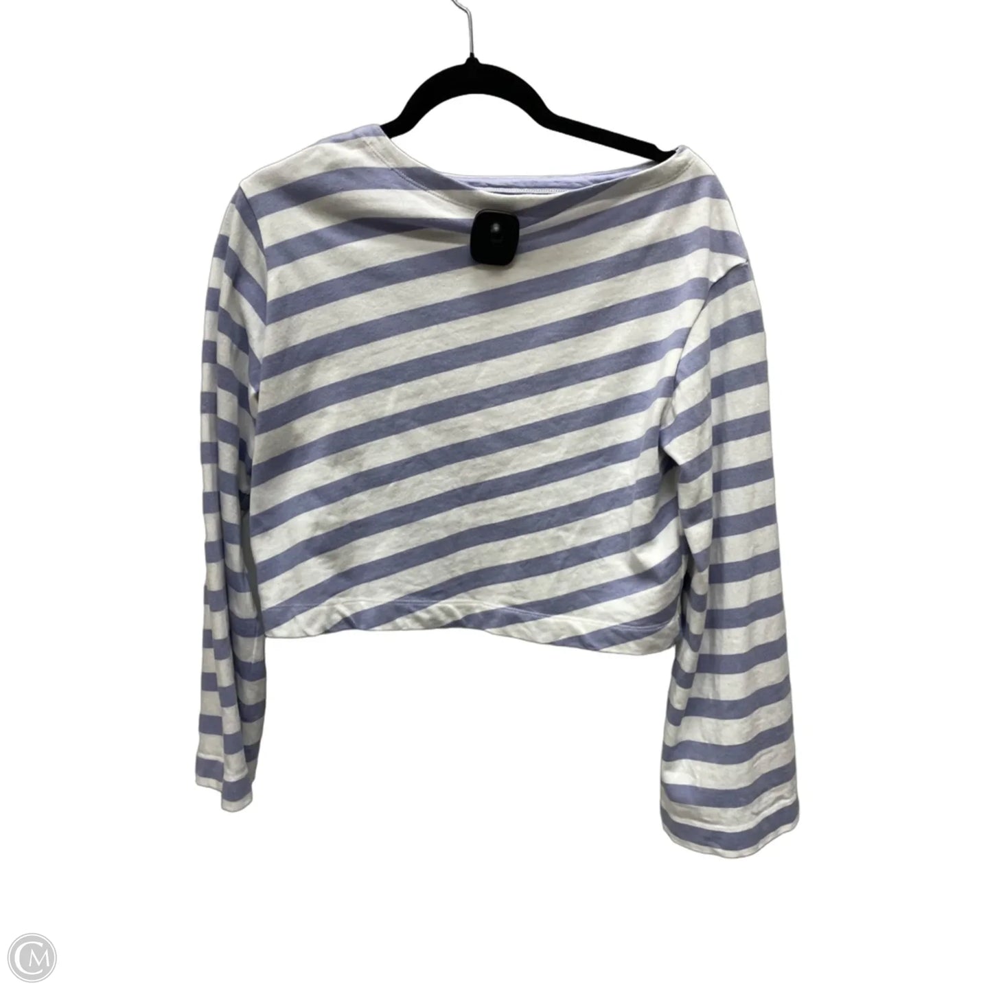 Top Long Sleeve By Maeve In Striped Pattern, Size: Xxs