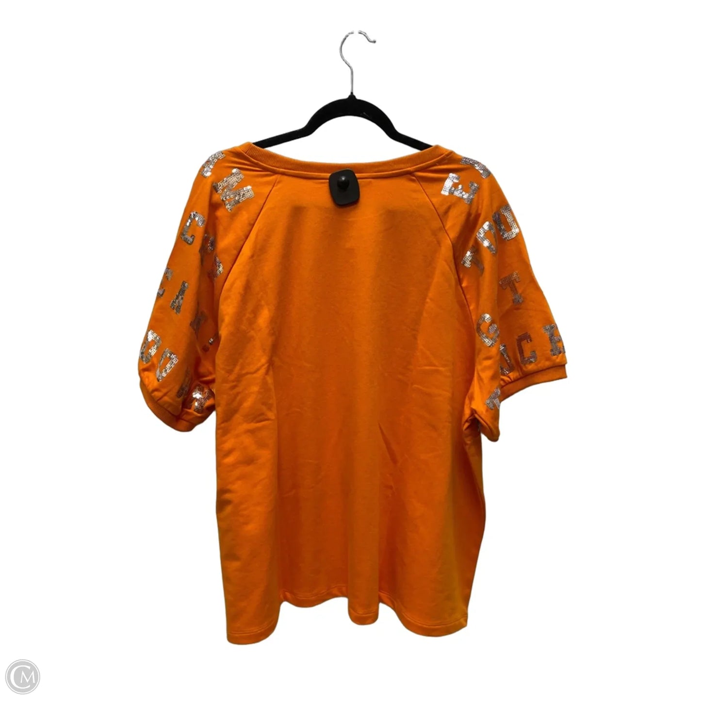 Sweatshirt Crewneck By Cato In Orange, Size: 3x