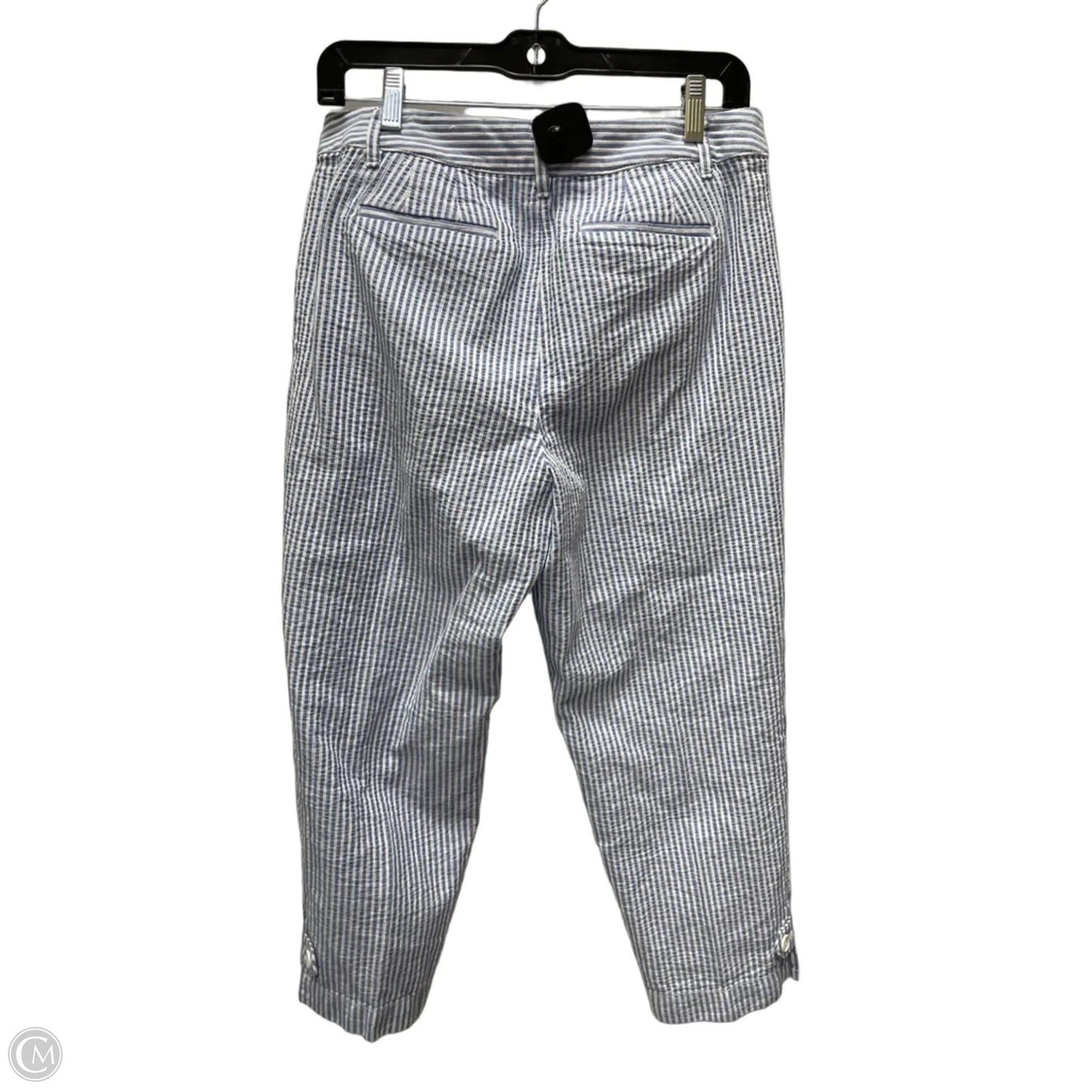 Pants Cropped By Talbots In Striped Pattern, Size: 8p