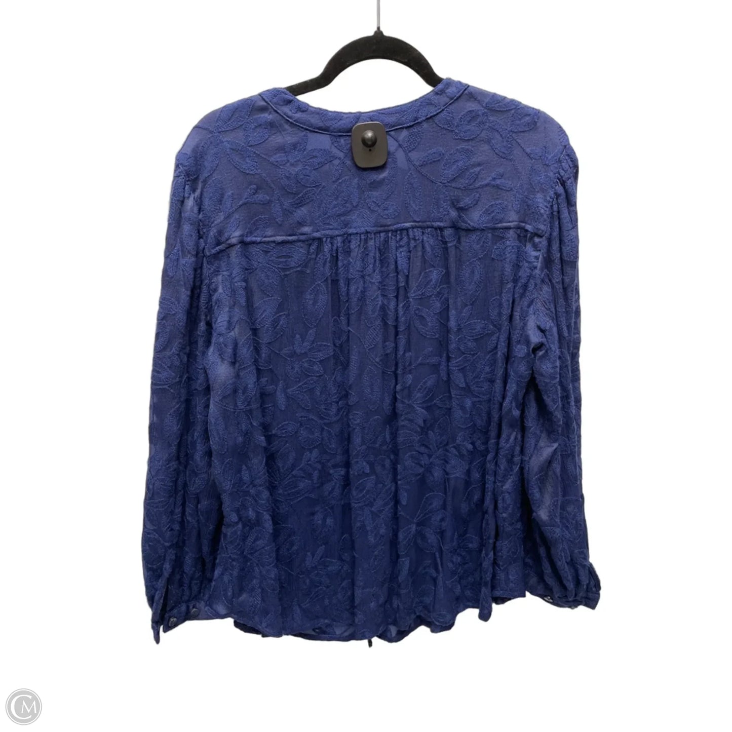 Top Long Sleeve By Chicos In Floral Print, Size: Xl