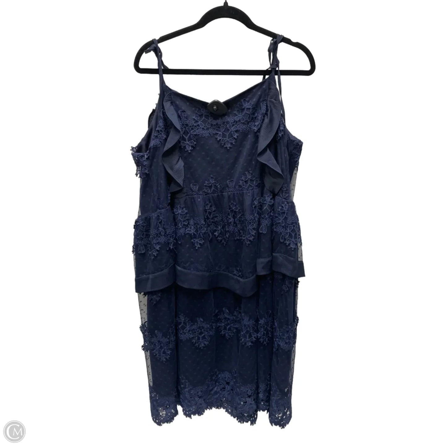 Dress Casual Short By Clothes Mentor In Floral Print, Size: 1x